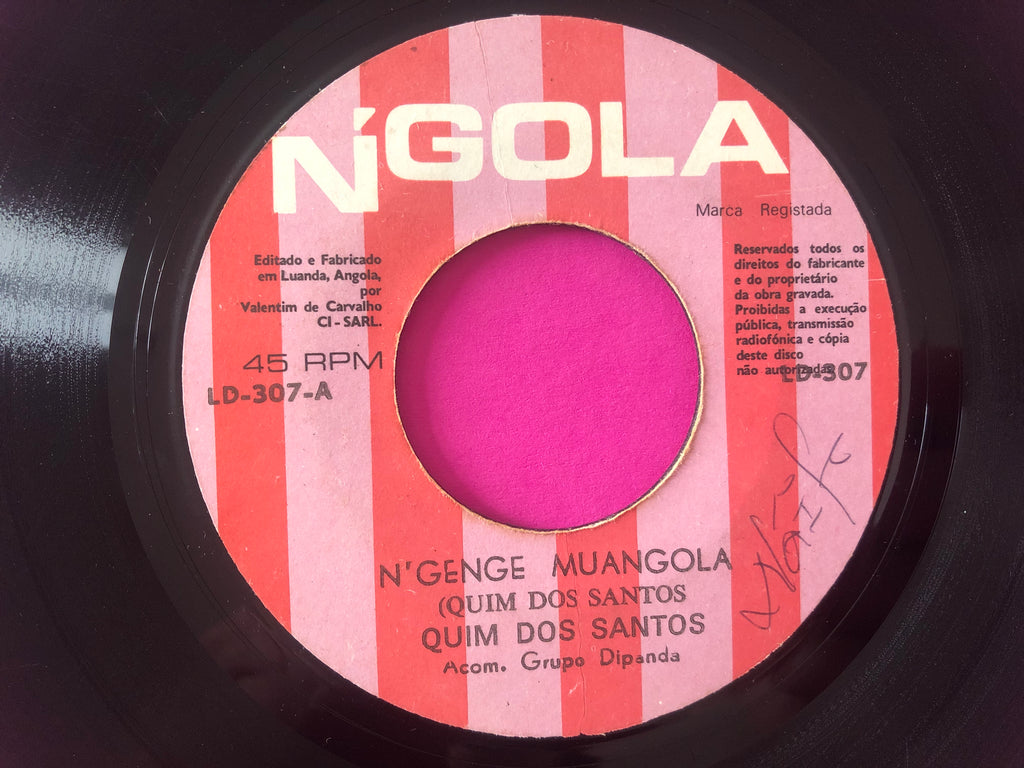 Quim Dos Santos : N'Genge Muangola / Cristina (7",45 RPM)