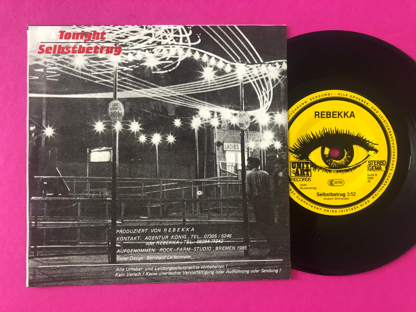 Rebekka (5) : Tonight / Selbstbetrug (7", Single)