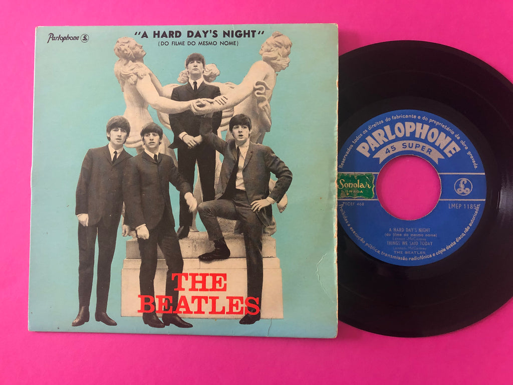 The Beatles : A Hard Day's Night (7",45 RPM,EP)
