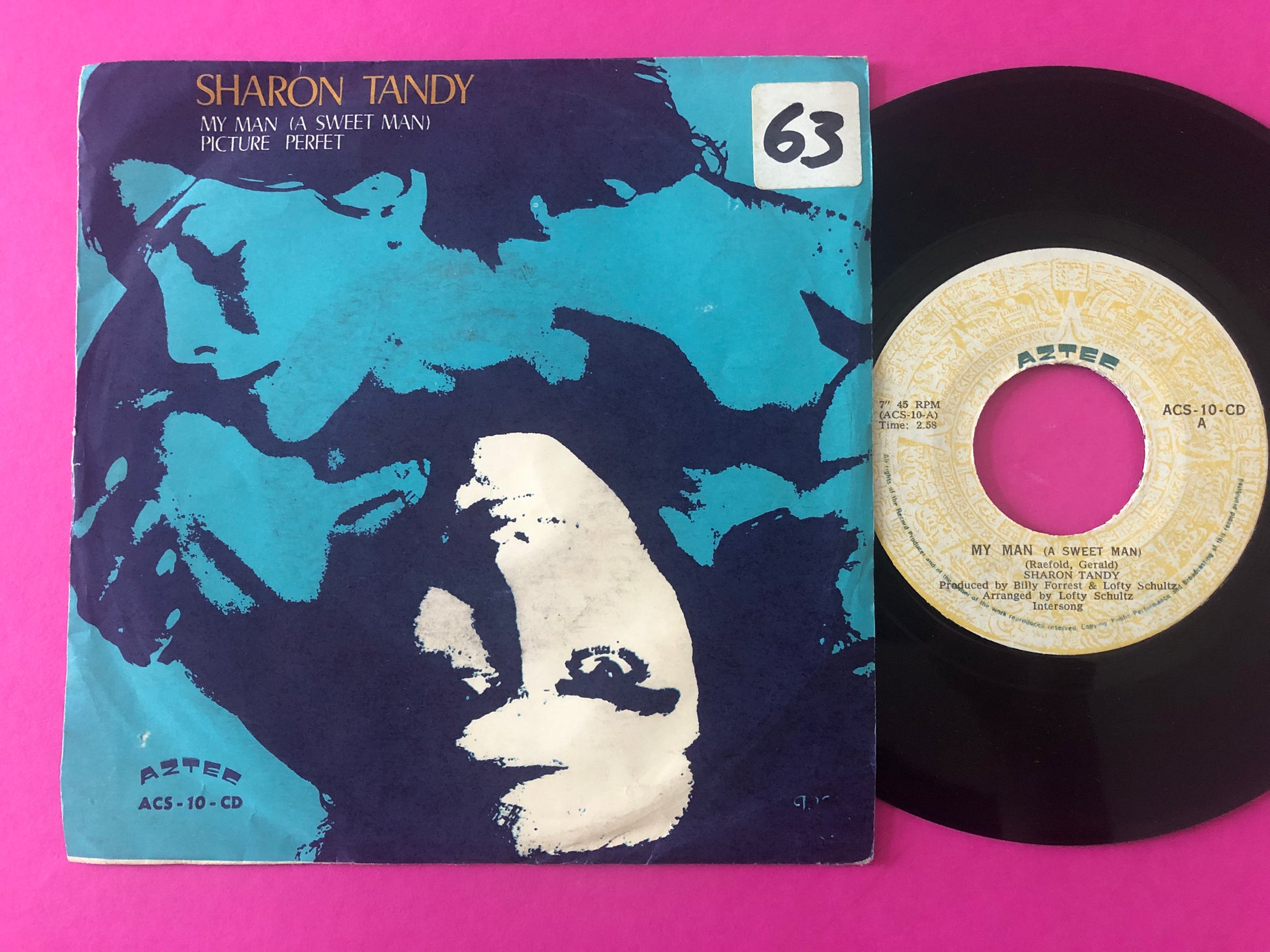 Sharon Tandy : My Man (A Sweet Man) / Picture Perfect (7")