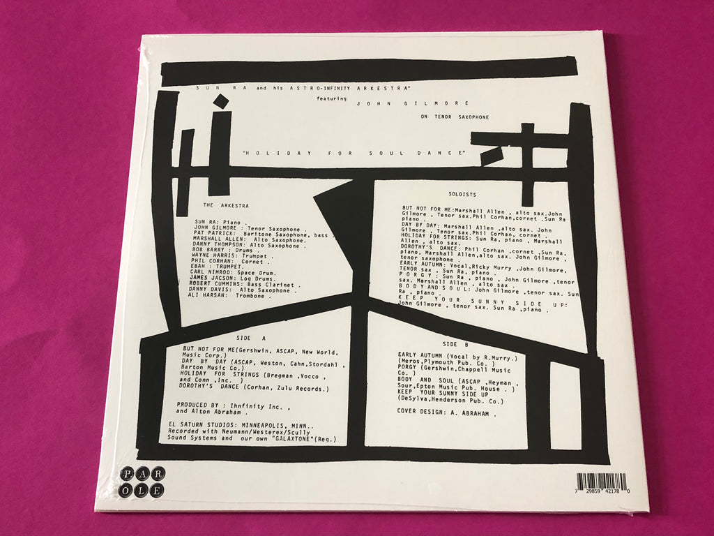 Sun Ra Arkestra, The : Holiday For Soul Dance (LP,Album,Reissue)