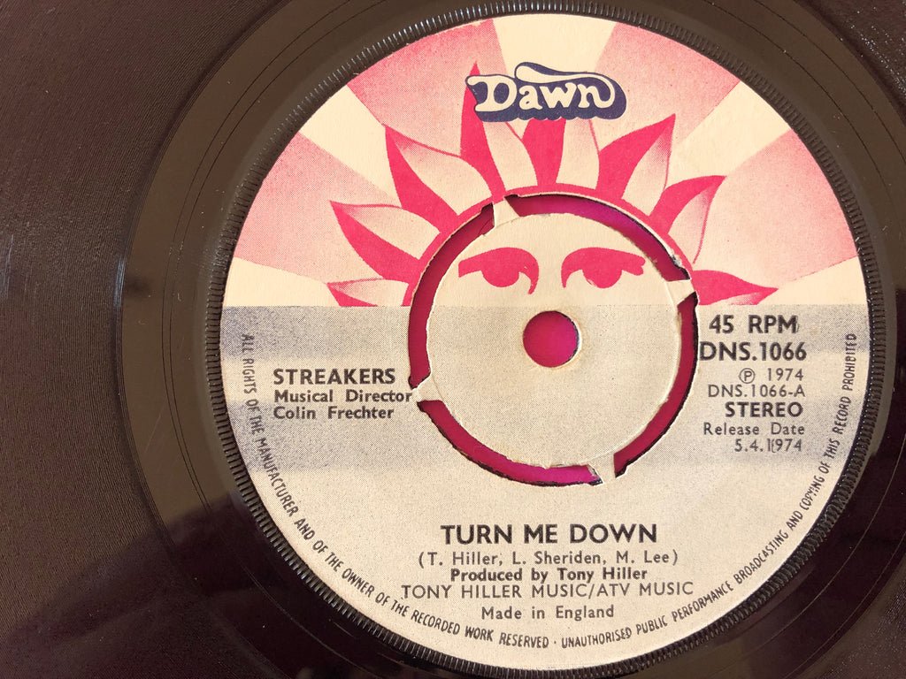 Streakers : Turn Me Down (7", Pus)