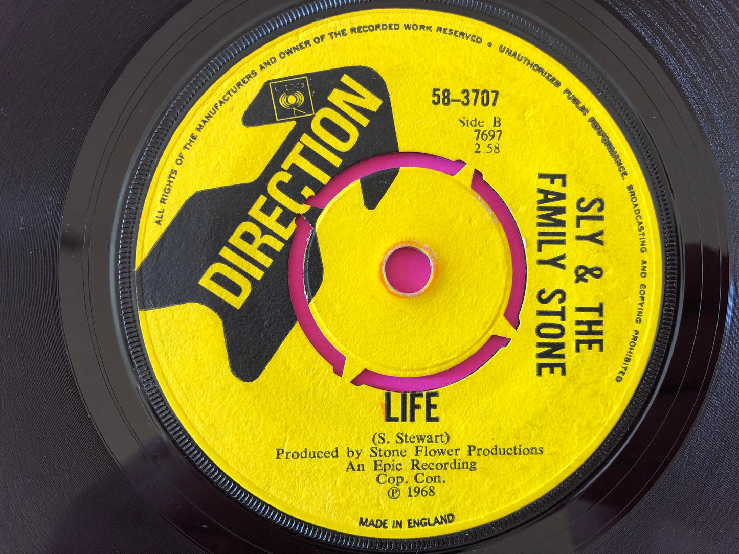 Sly & The Family Stone : M'Lady (7", Single)