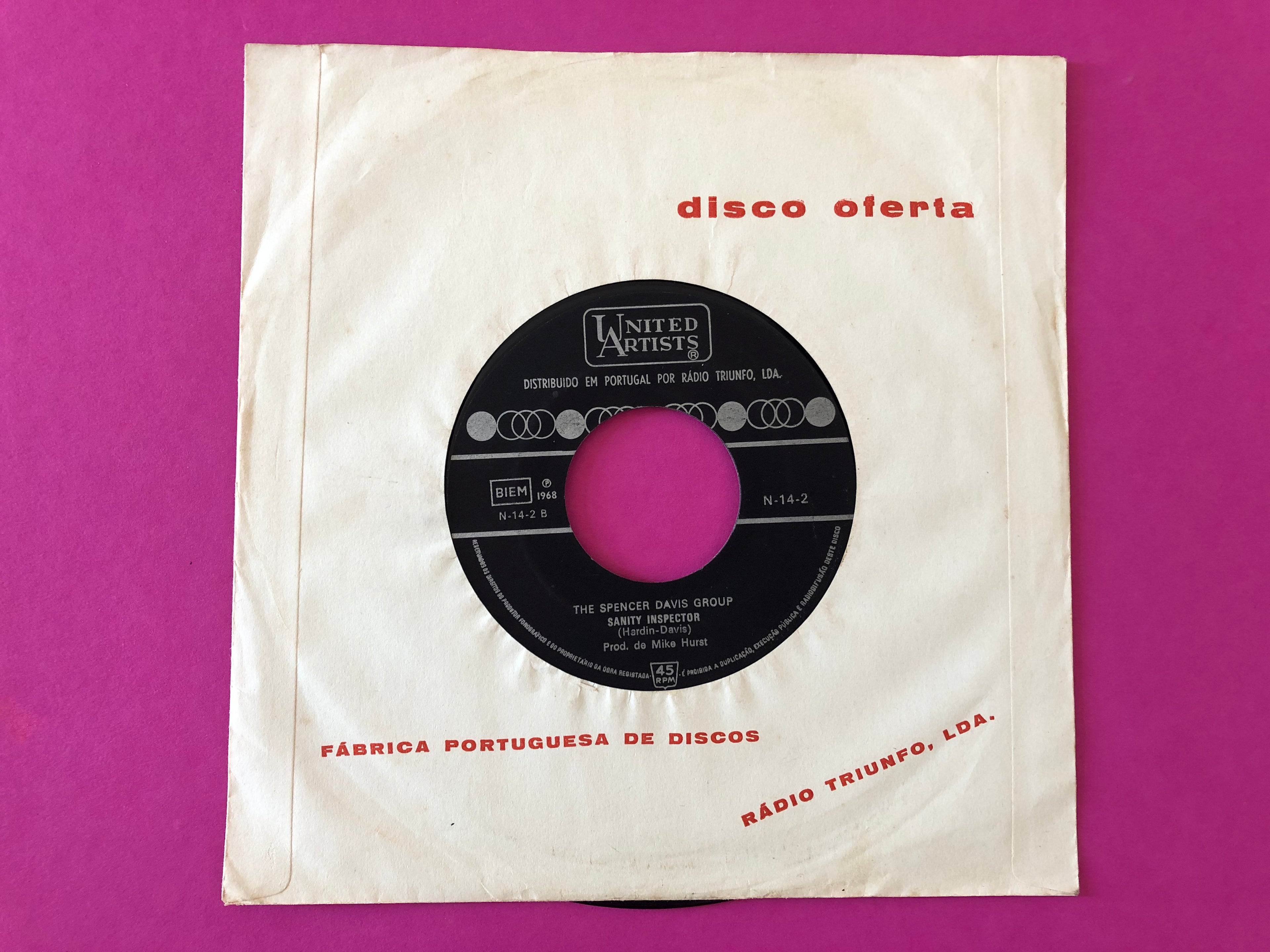 The Spencer Davis Group : Mr. Second Class  (7", Single)