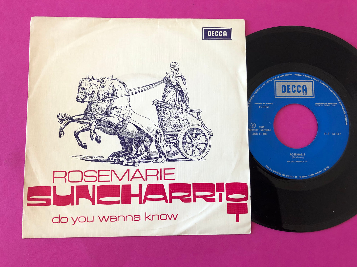 Sunchariot (2) : Rosemarie / Do You Wanna Know (7", Single)