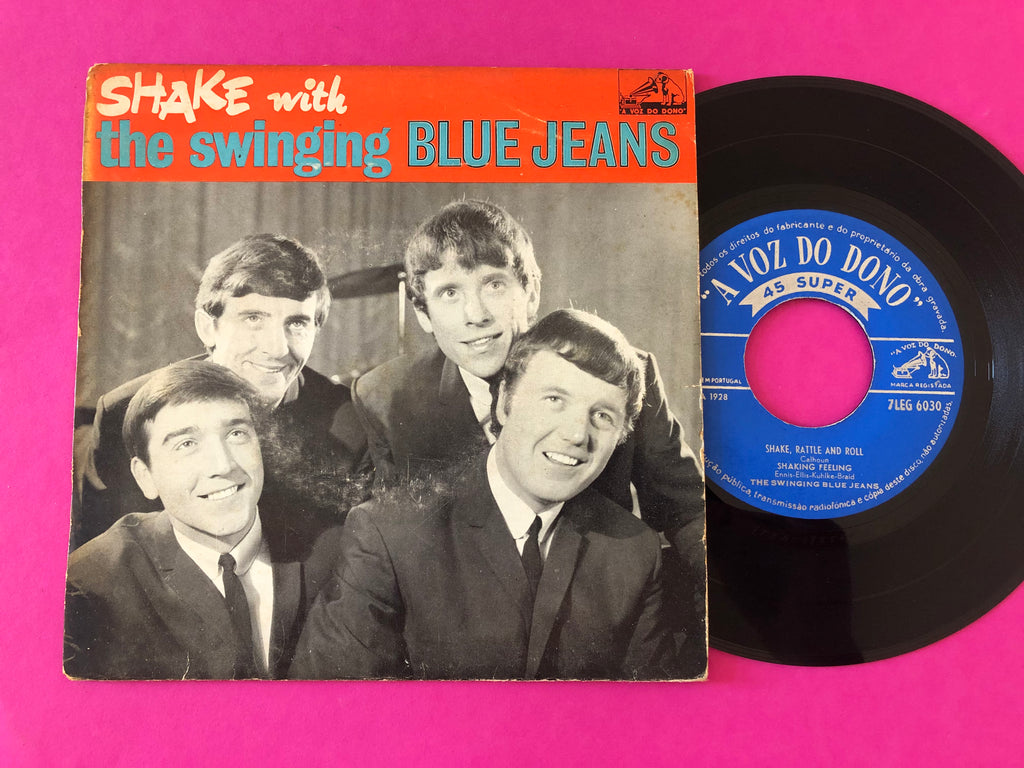 The Swinging Blue Jeans : Shake With The Swinging Blue Jeans (7", EP)
