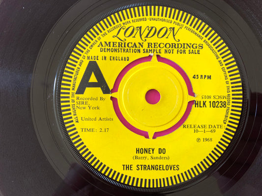 The Strangeloves : Honey Do / I Wanna Do It (7", Single, Promo)