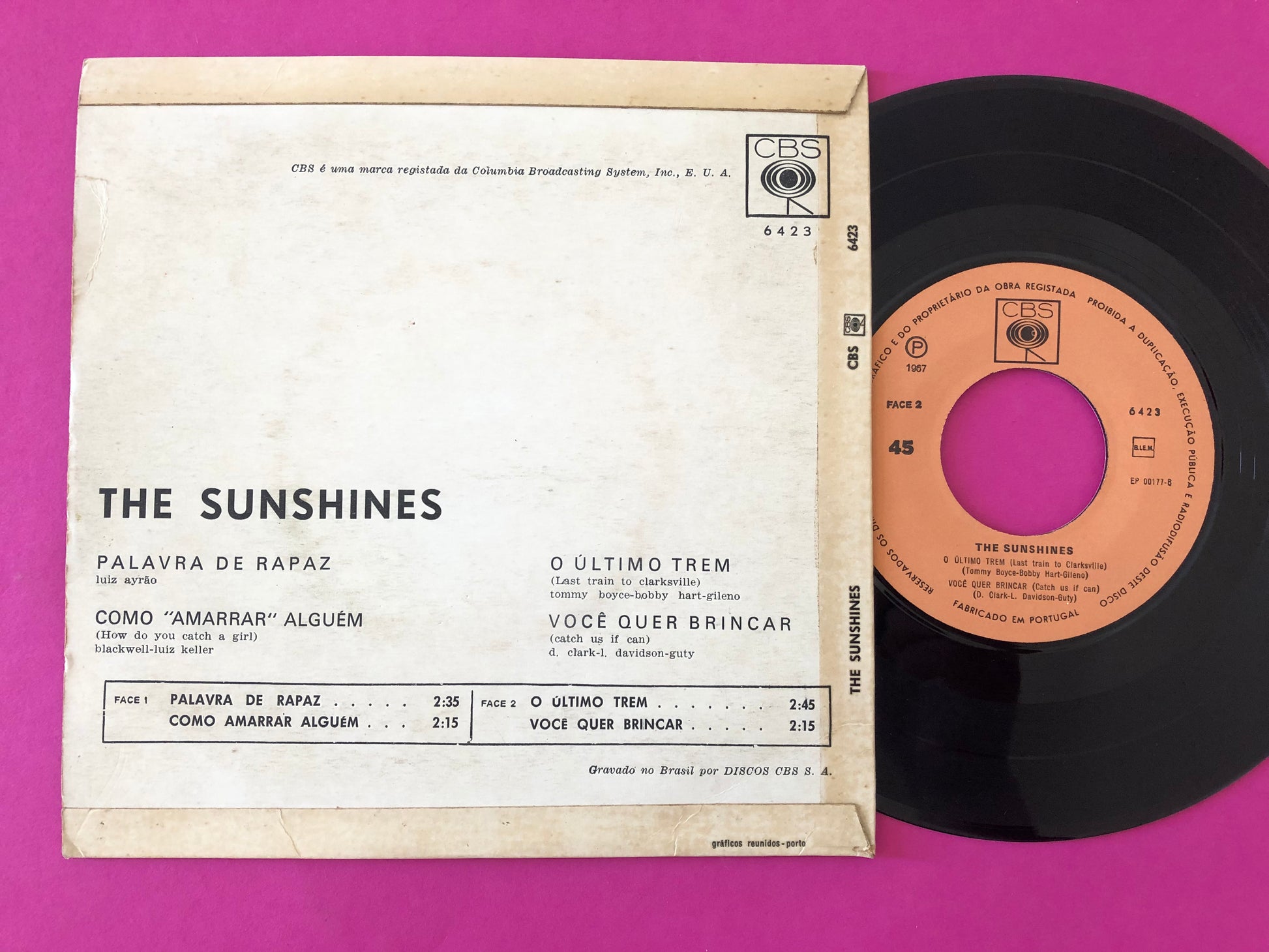 The Sunshines : O Último Trem (7", EP)