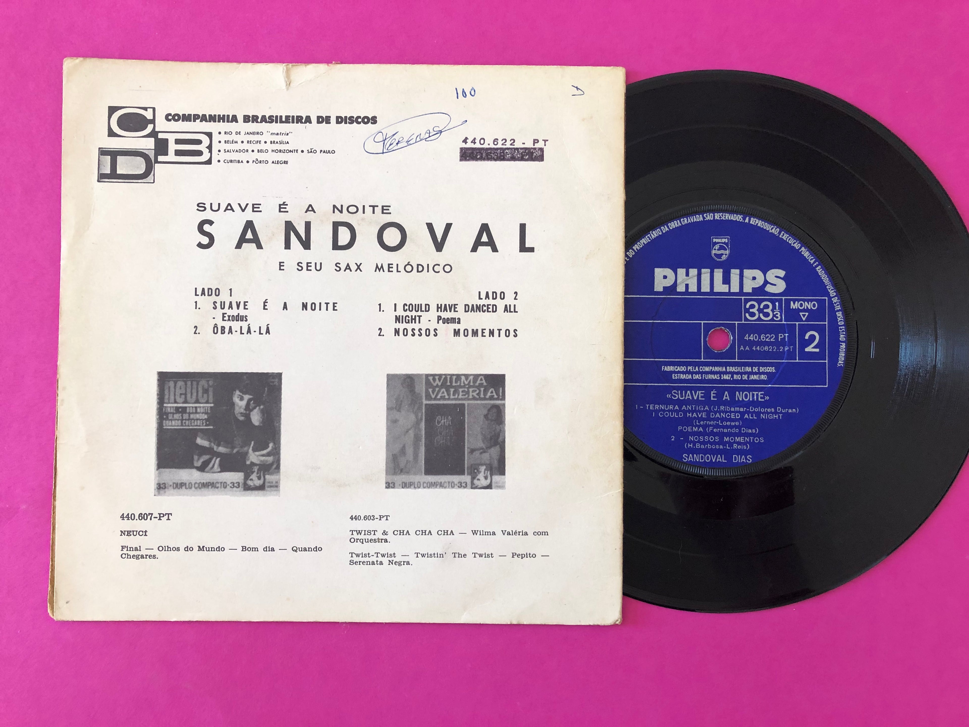 Sandoval Dias : Suave é a Noite (7", EP)