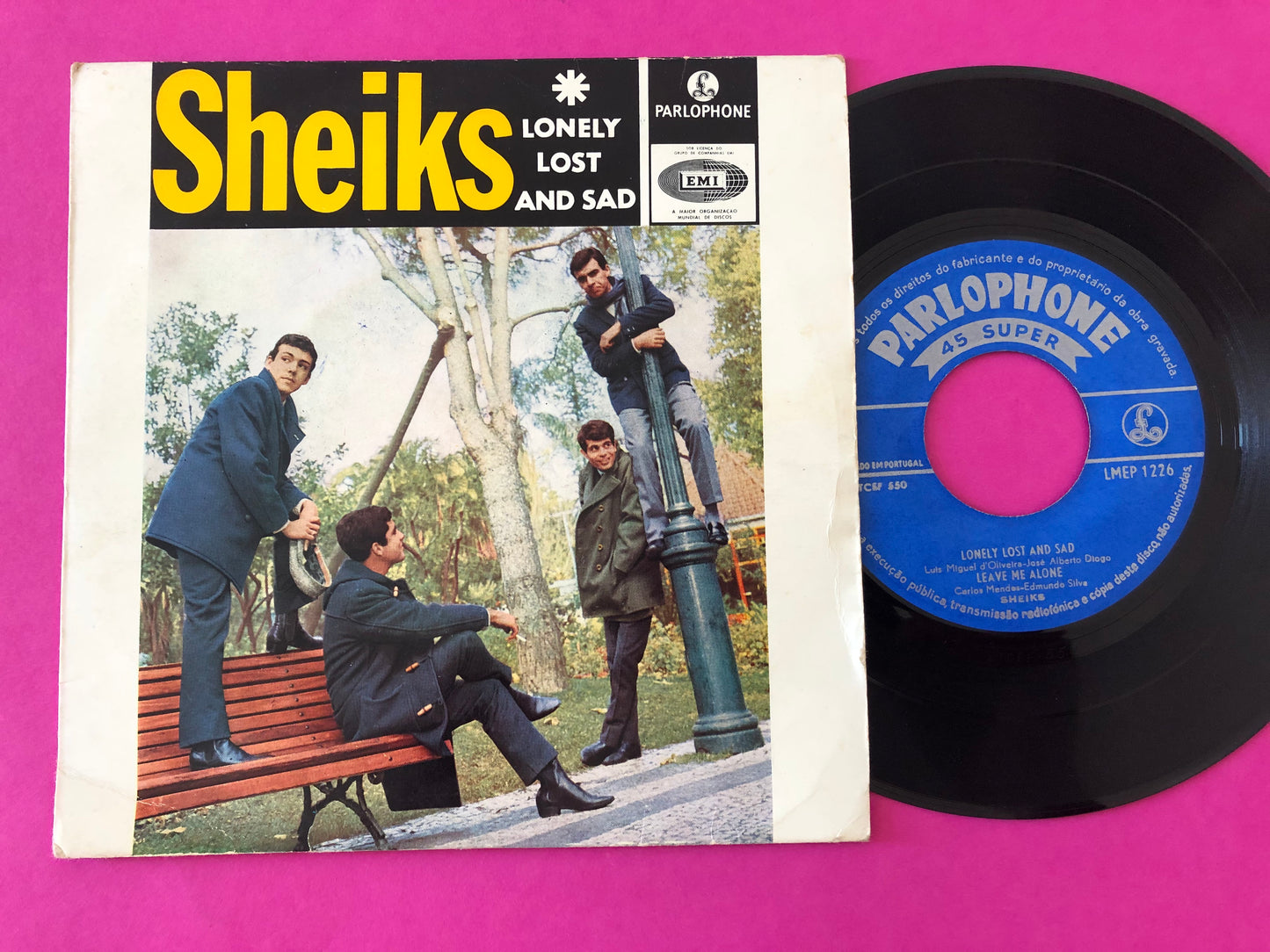 Sheiks : Lonely Lost And Sad (7", EP)