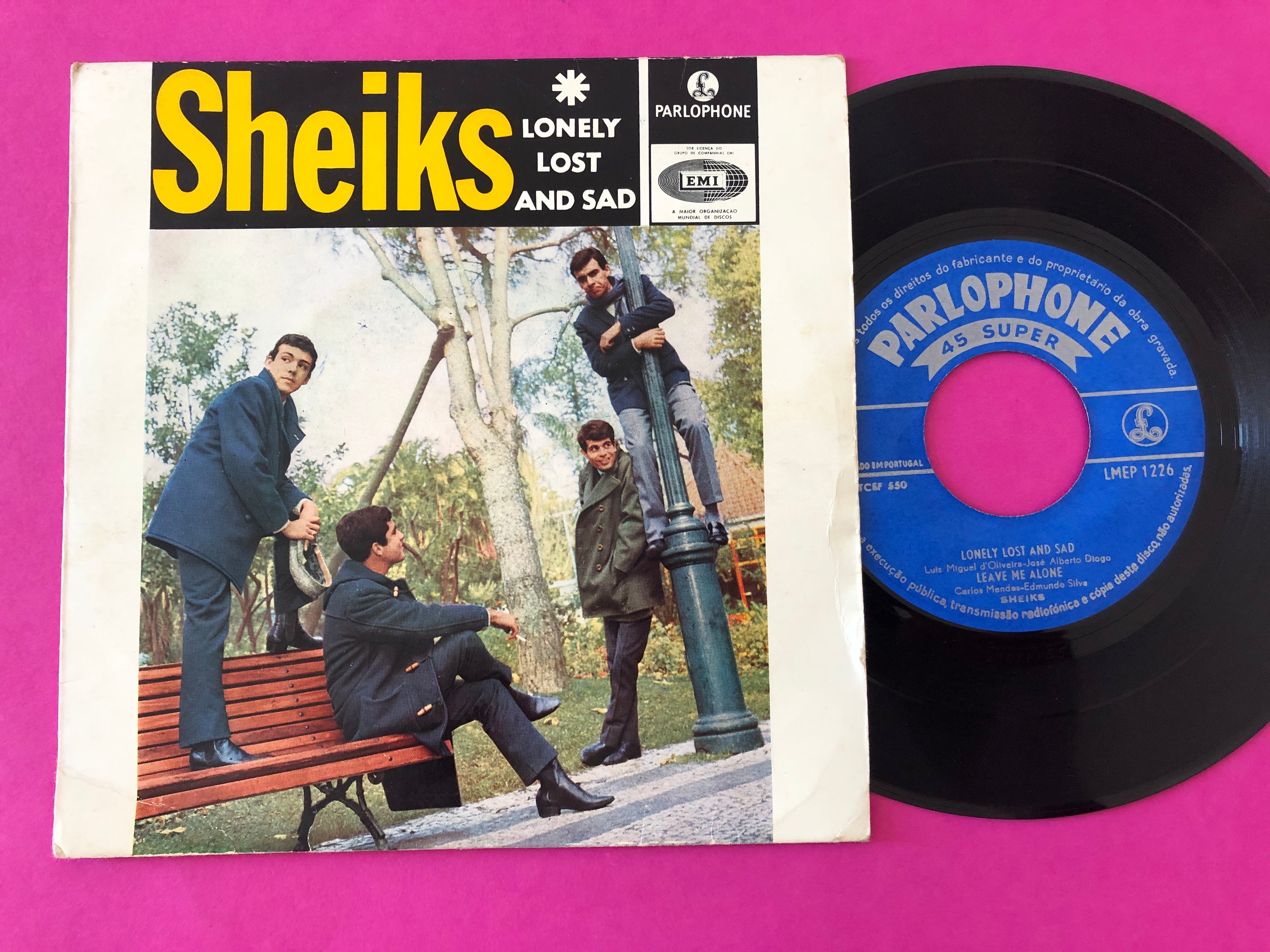 Sheiks : Lonely Lost And Sad (7", EP)