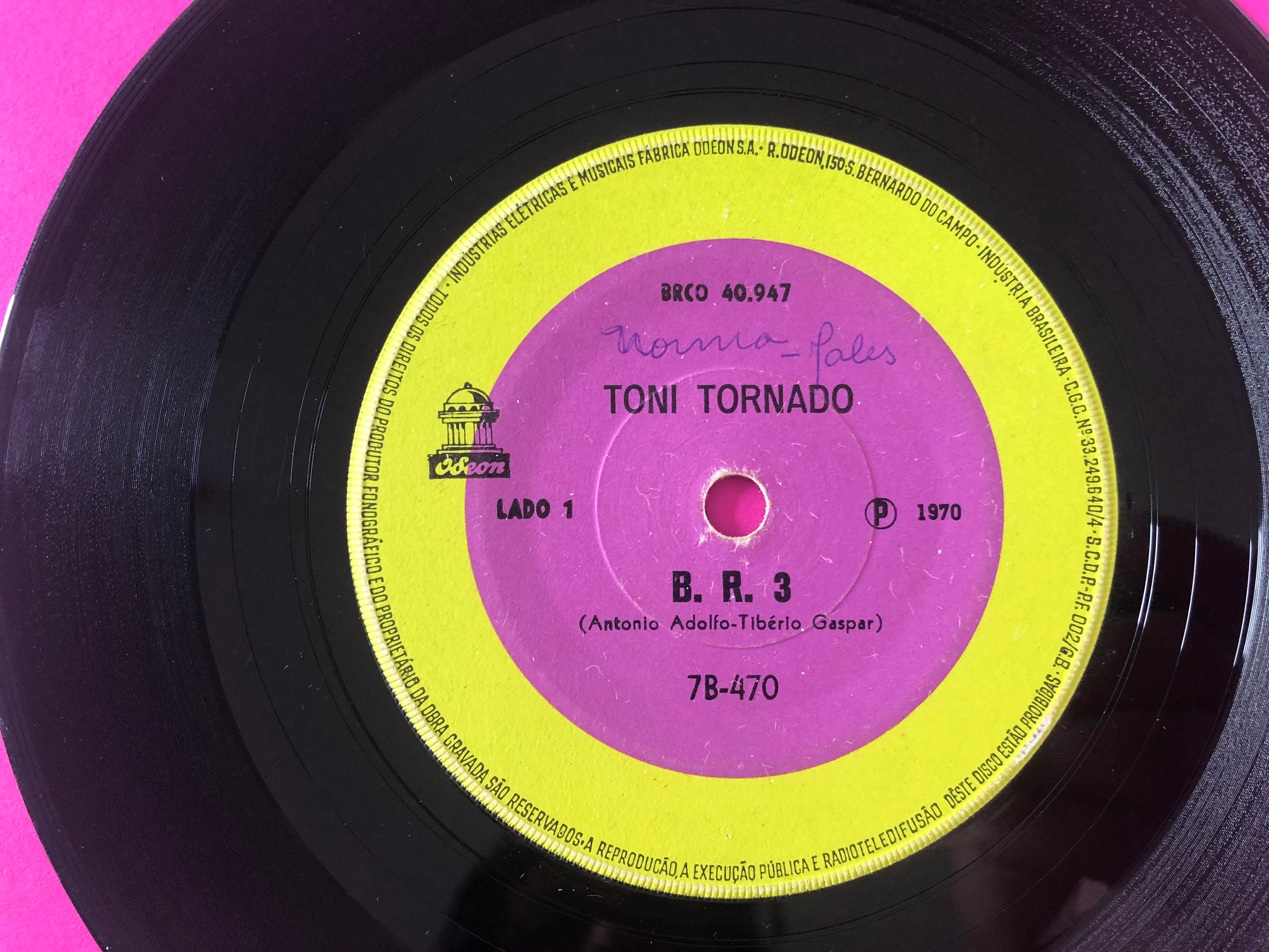 Toni Tornado : B. R. 3 (7", Single, Mono)