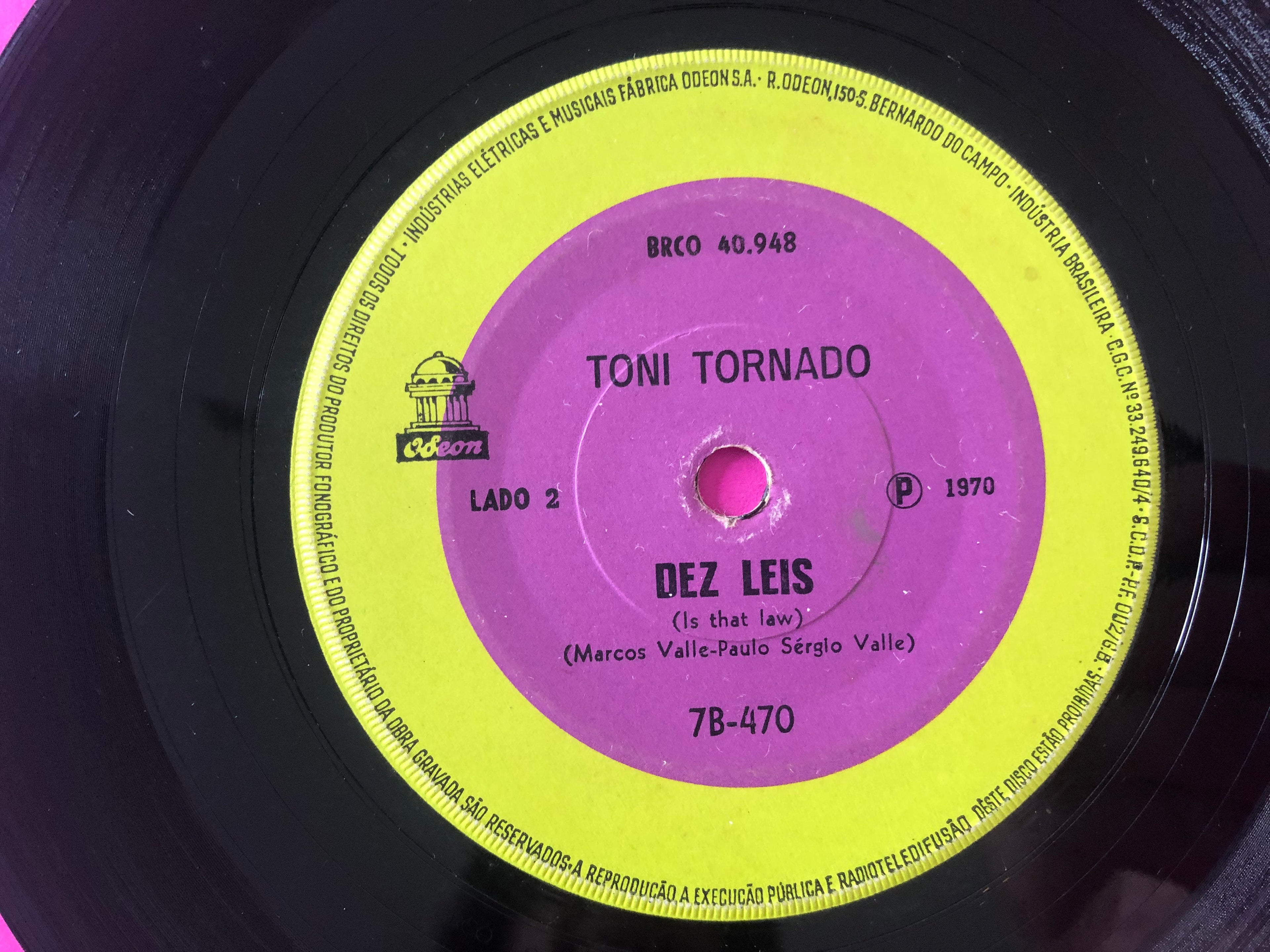 Toni Tornado : B. R. 3 (7", Single, Mono)
