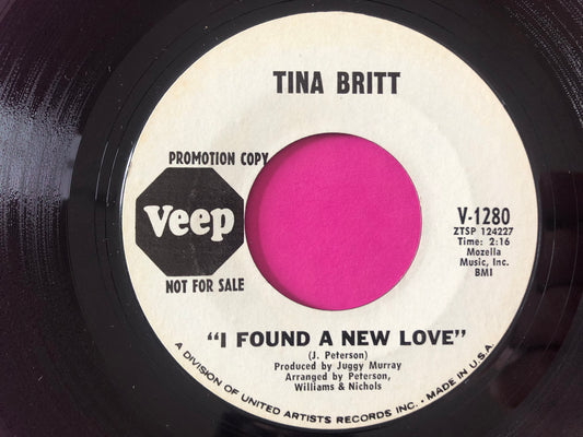 Tina Britt : Who Was That / I Found A New Love (7", Promo)