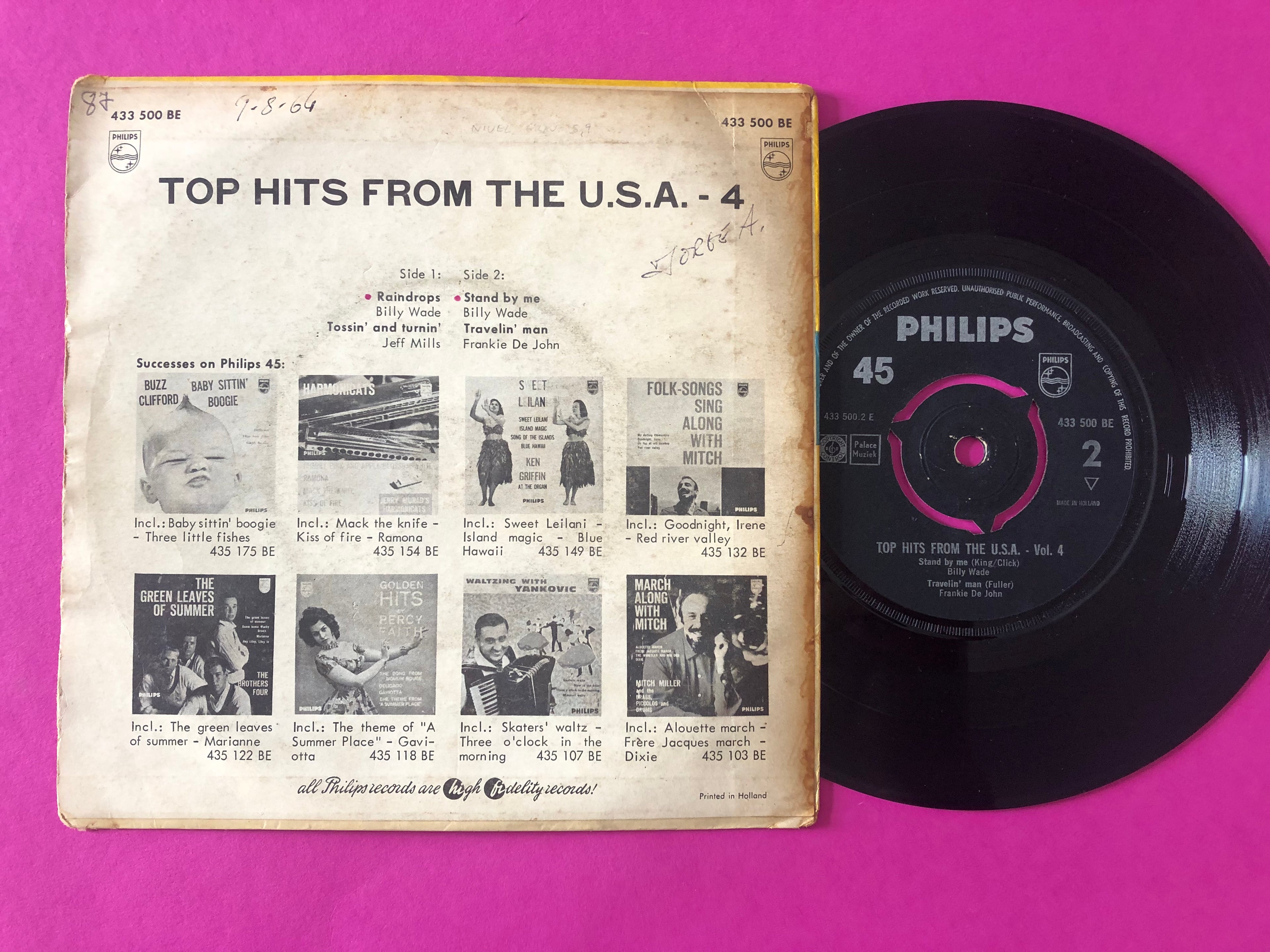 Various : Top Hits From The U.S.A. - 4 (7", EP, Comp, 3 p)