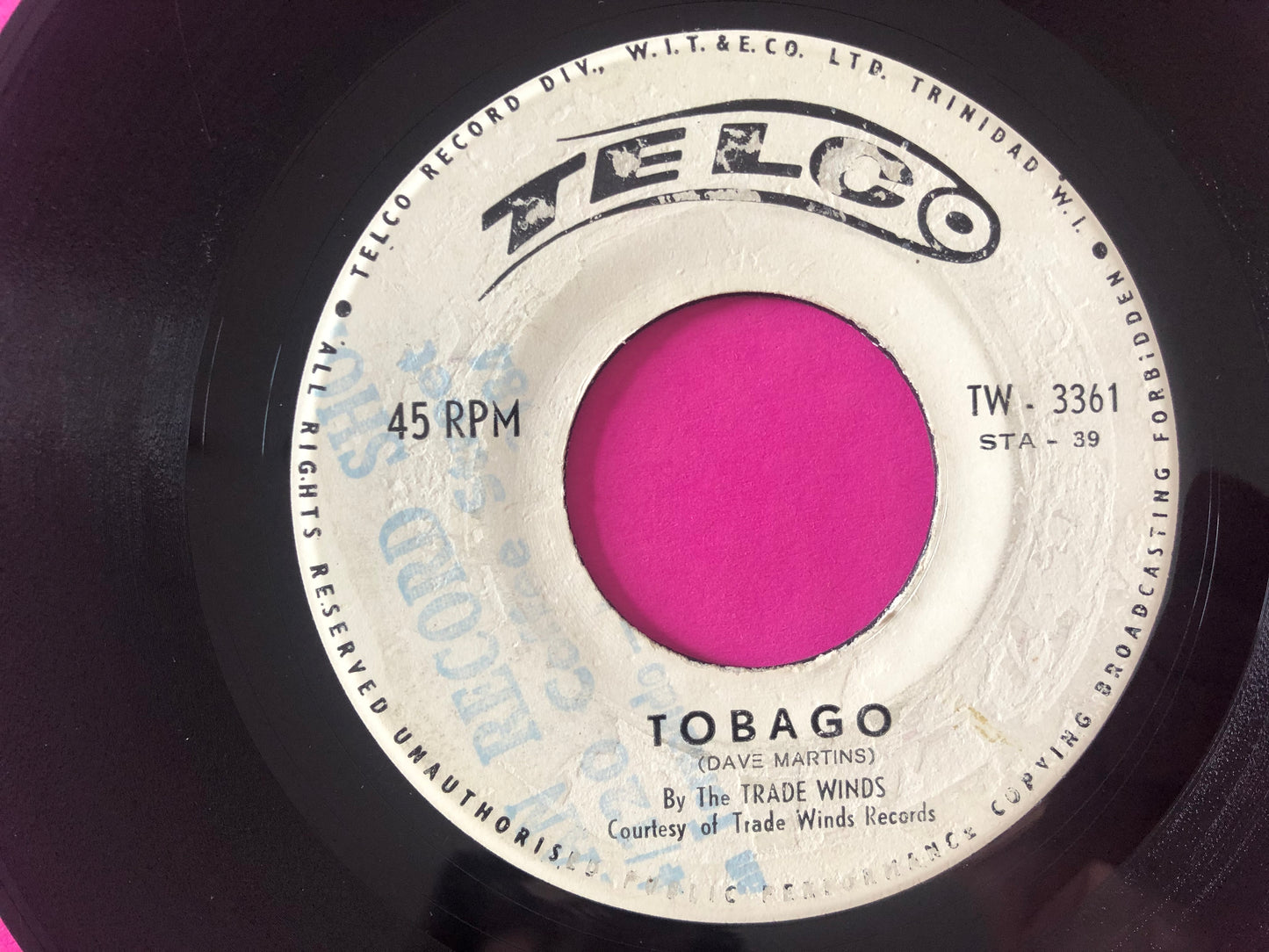 The Trade Winds (2) : Meet Me In Port Of Spain / Tobago (7")