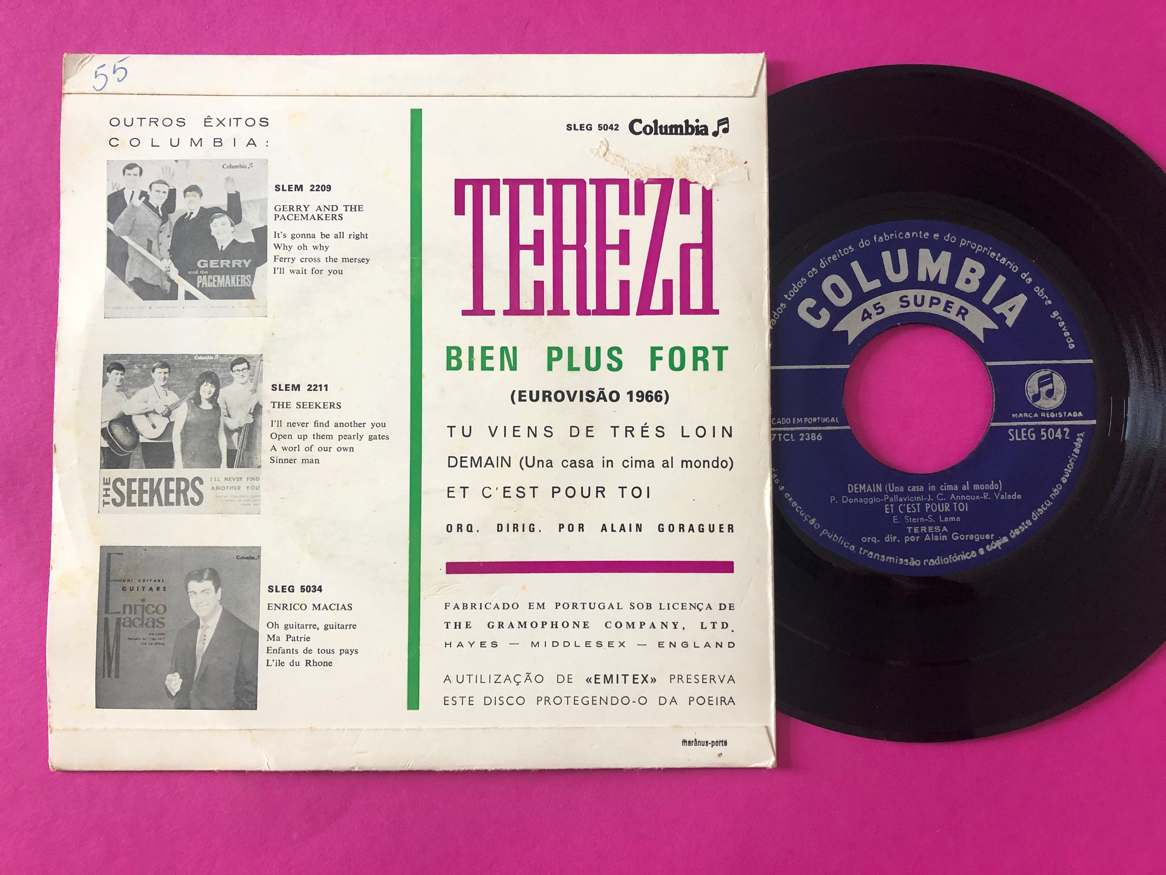 Tereza Kesovija : Bien Plus Fort (7", EP)