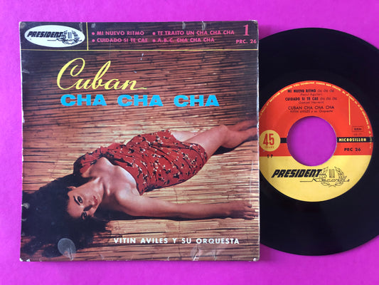 Vitin Aviles Y Su Orquesta : 1 - Cuban Cha Cha Cha (7", EP, RE)