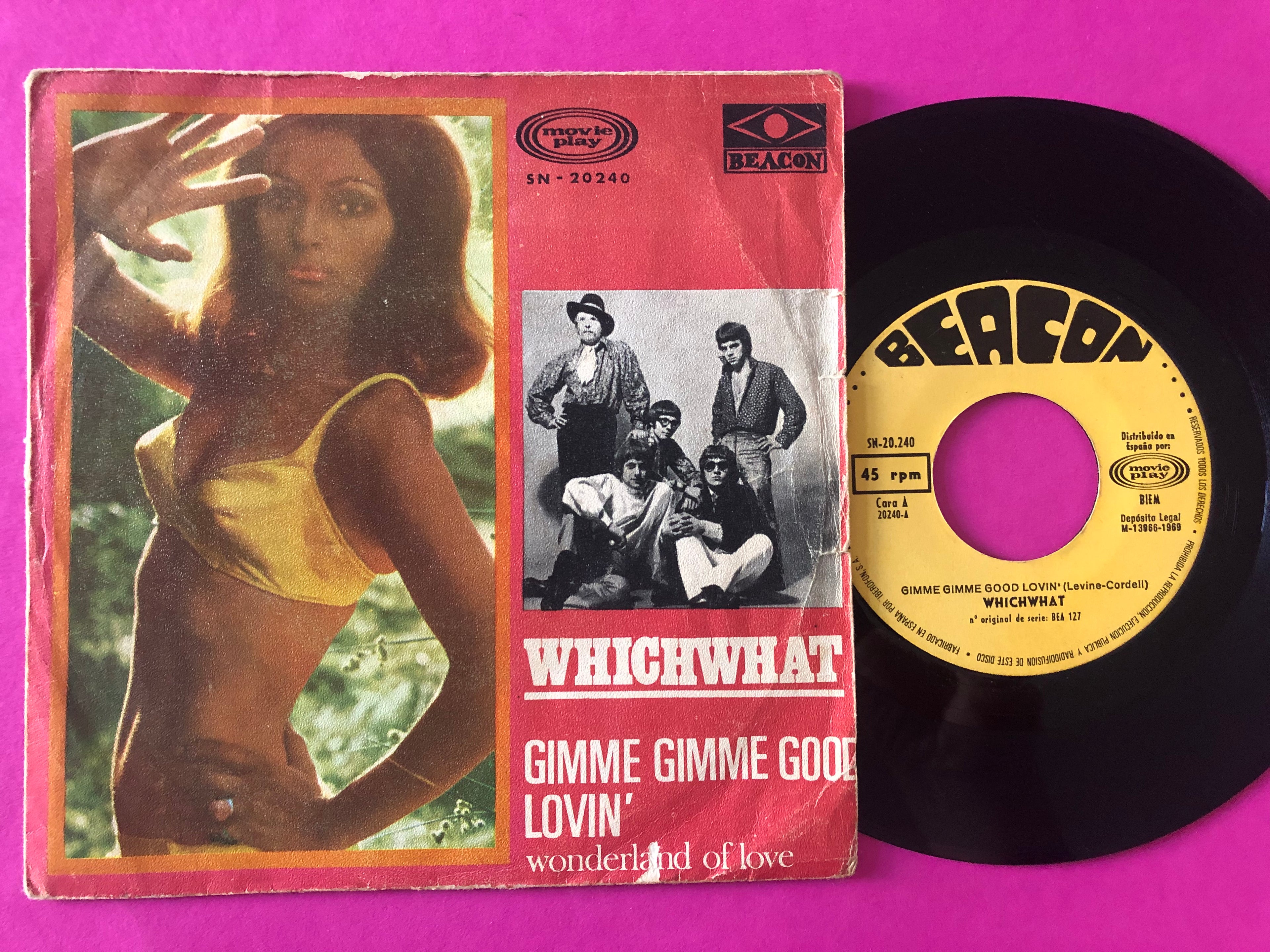 Whichwhat : Gimme Gimme Good Lovin' (7", Single)