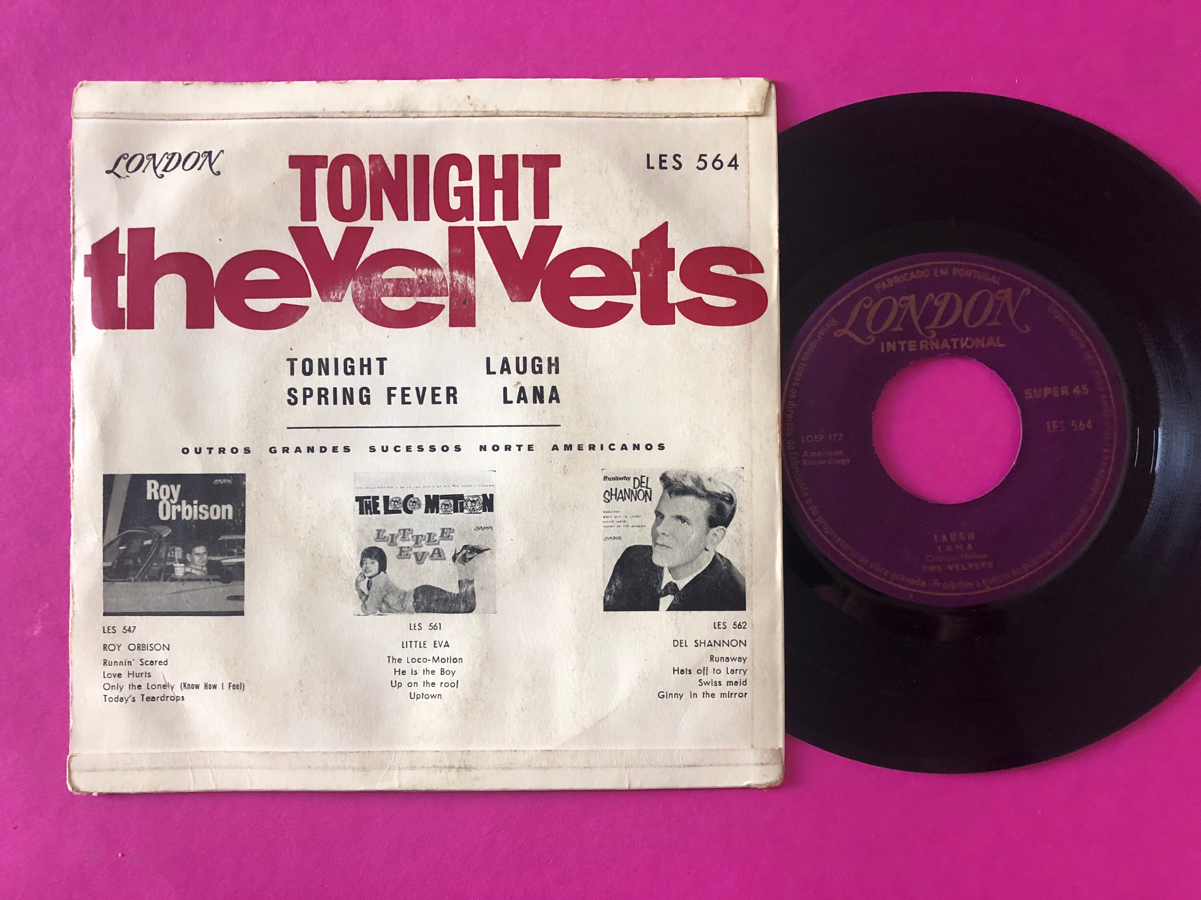 The Velvets : Tonight (7", EP)