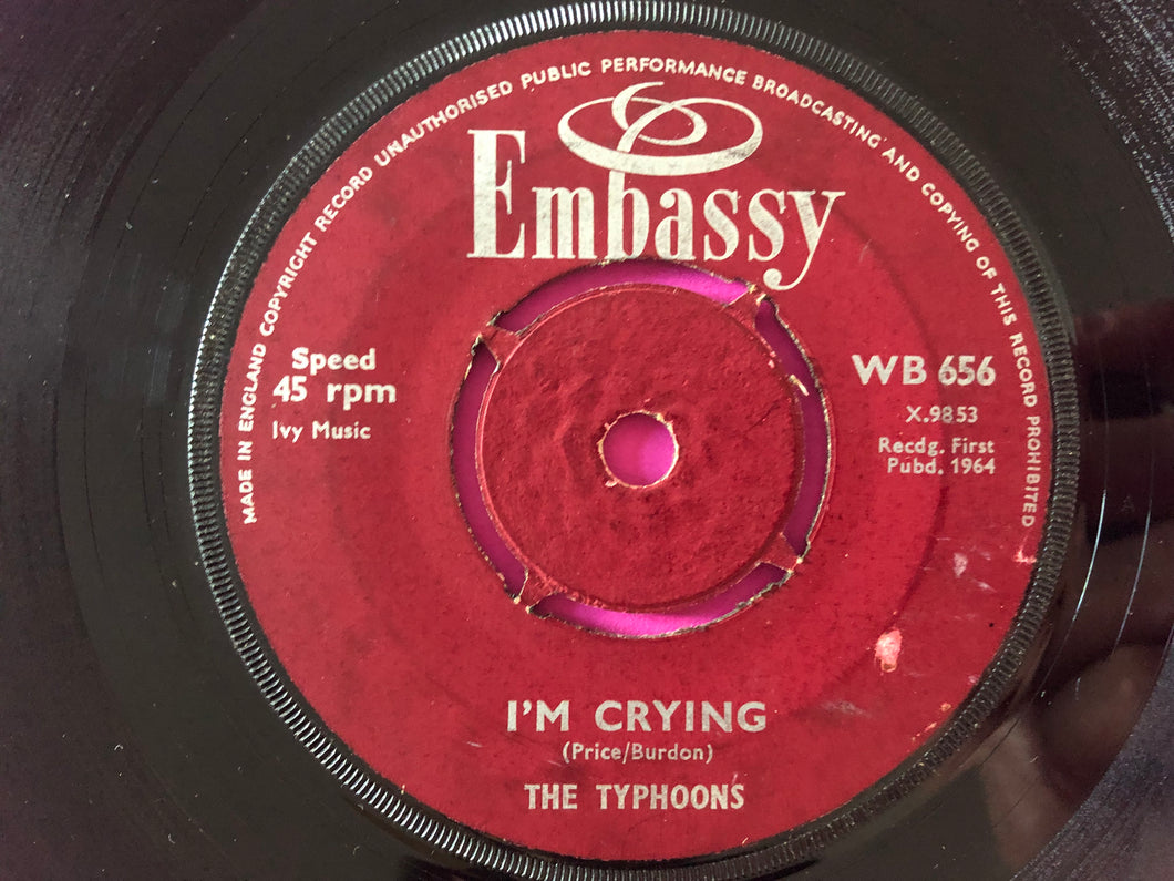 Ray Pilgrim And The Beatmen / The Typhoons : Together / I'm Crying (7