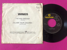 Charger l&#39;image dans la galerie, Wings (2) : I&#39;ve Had Enough (7&quot;, Single)

