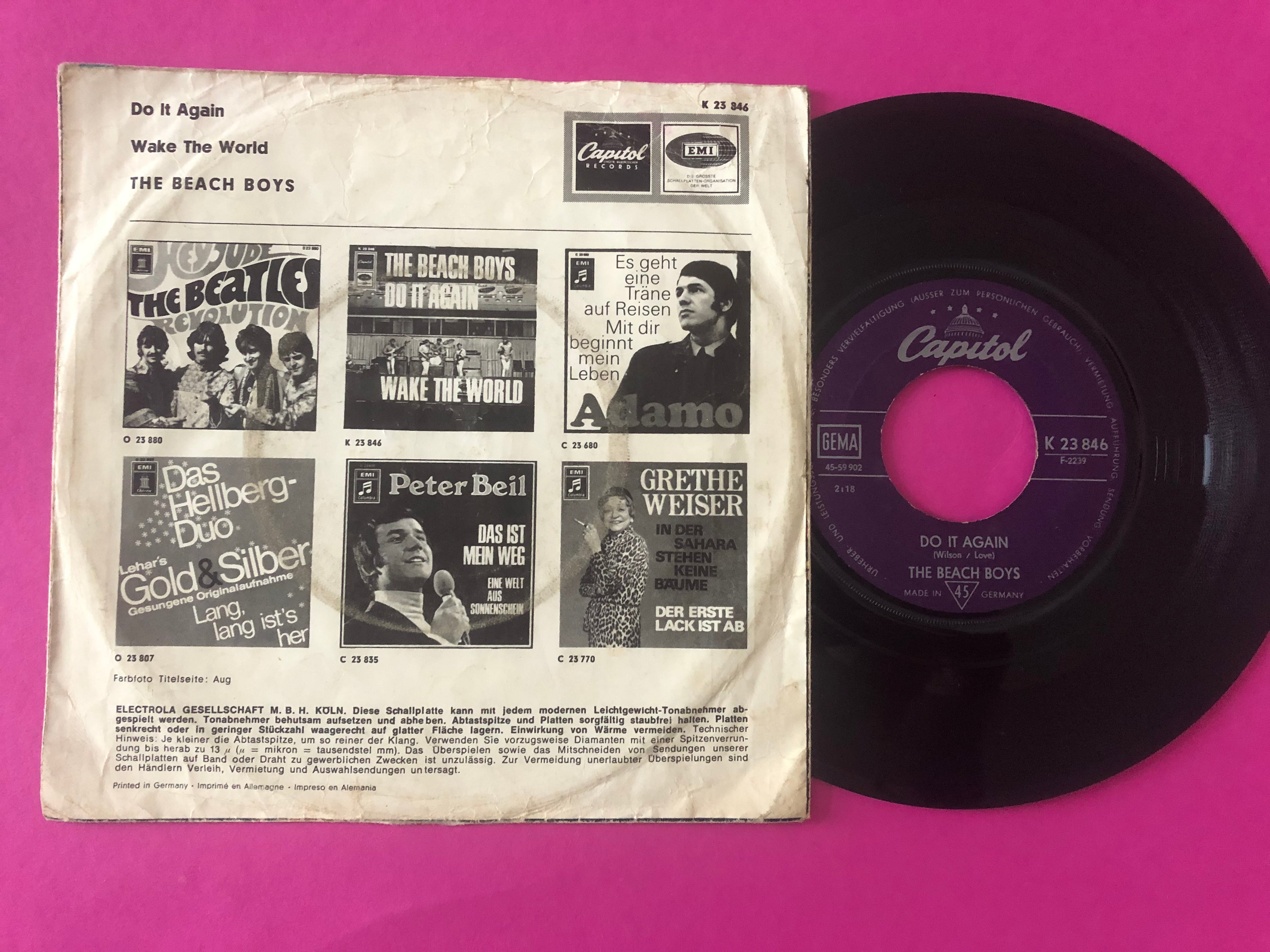 Beach Boys, The : Do It Again (7",Single,45 RPM)