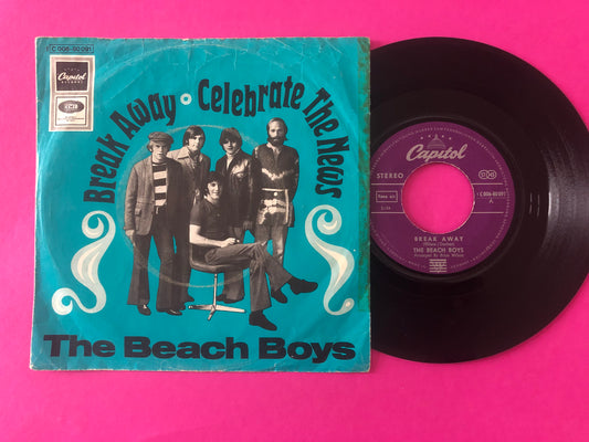 Beach Boys, The : Break Away / Celebrate The News (7",45 RPM,Single,Stereo)