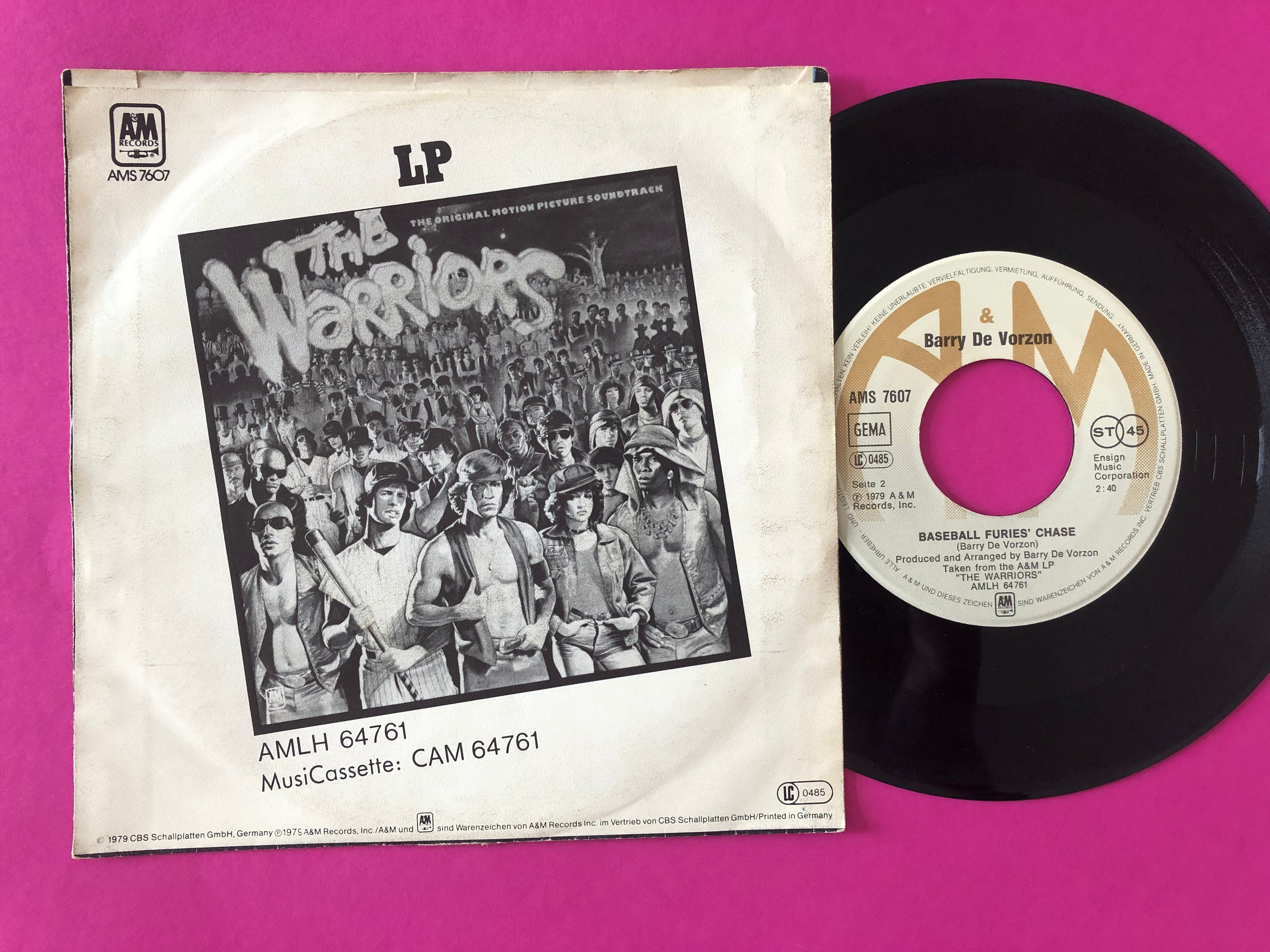 Barry De Vorzon : Theme From "The Warriors" (7",Single)