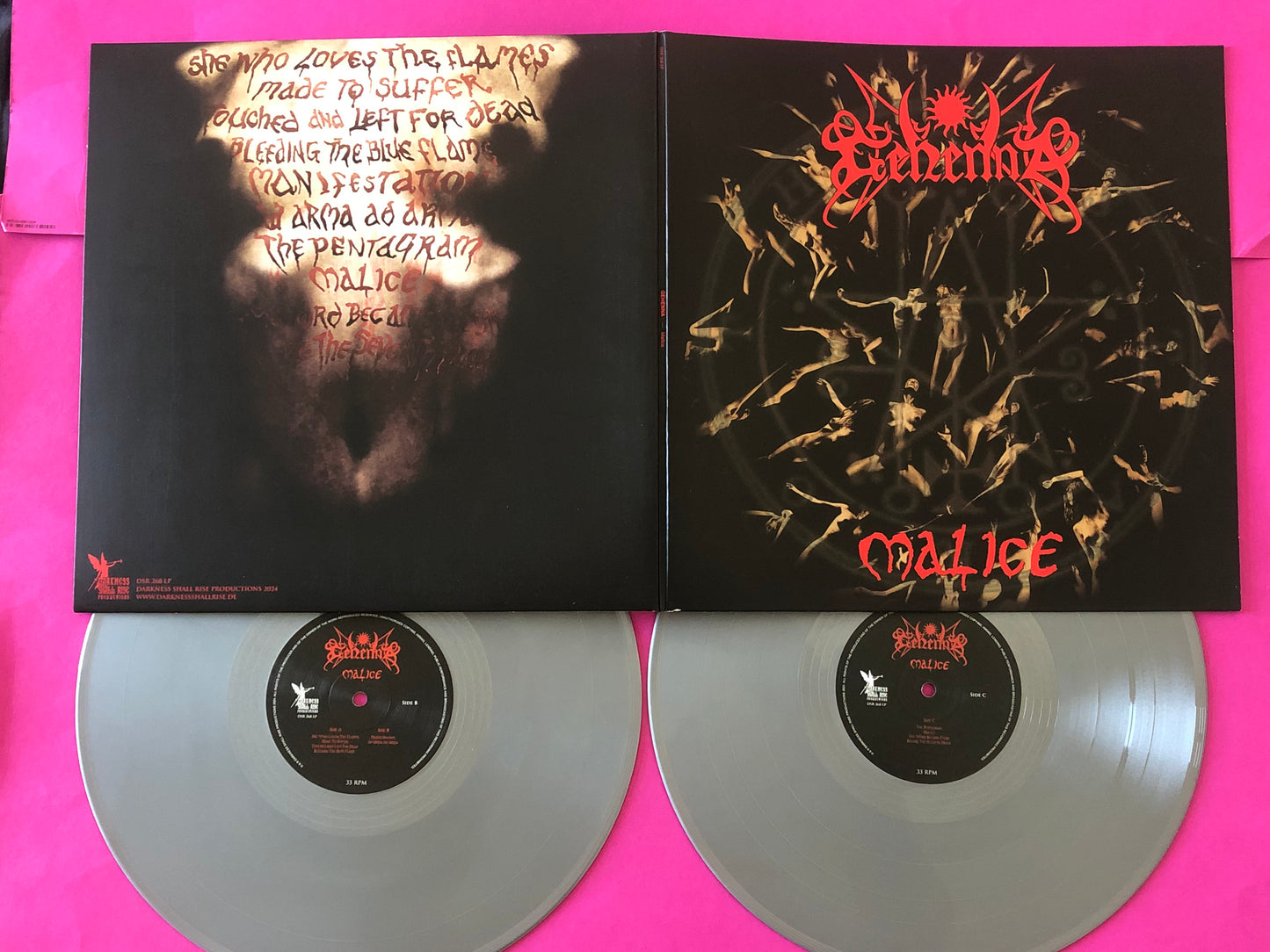 Gehenna : Malice (LP,Album,Limited Edition,Remastered,Stereo)