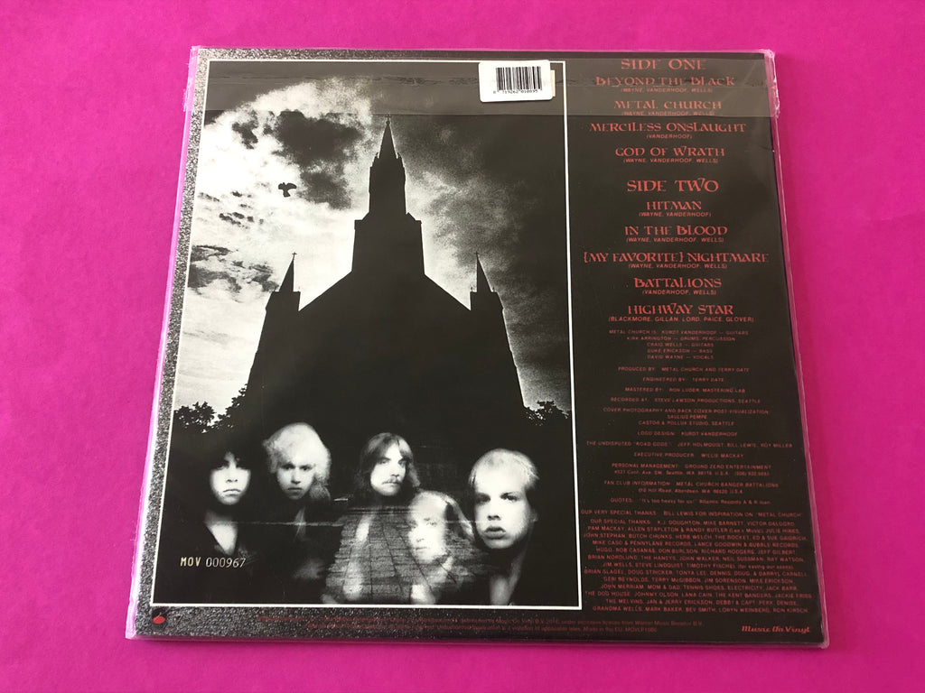 Metal Church : Metal Church (LP,Album,Limited Edition,Numbered,Reissue)