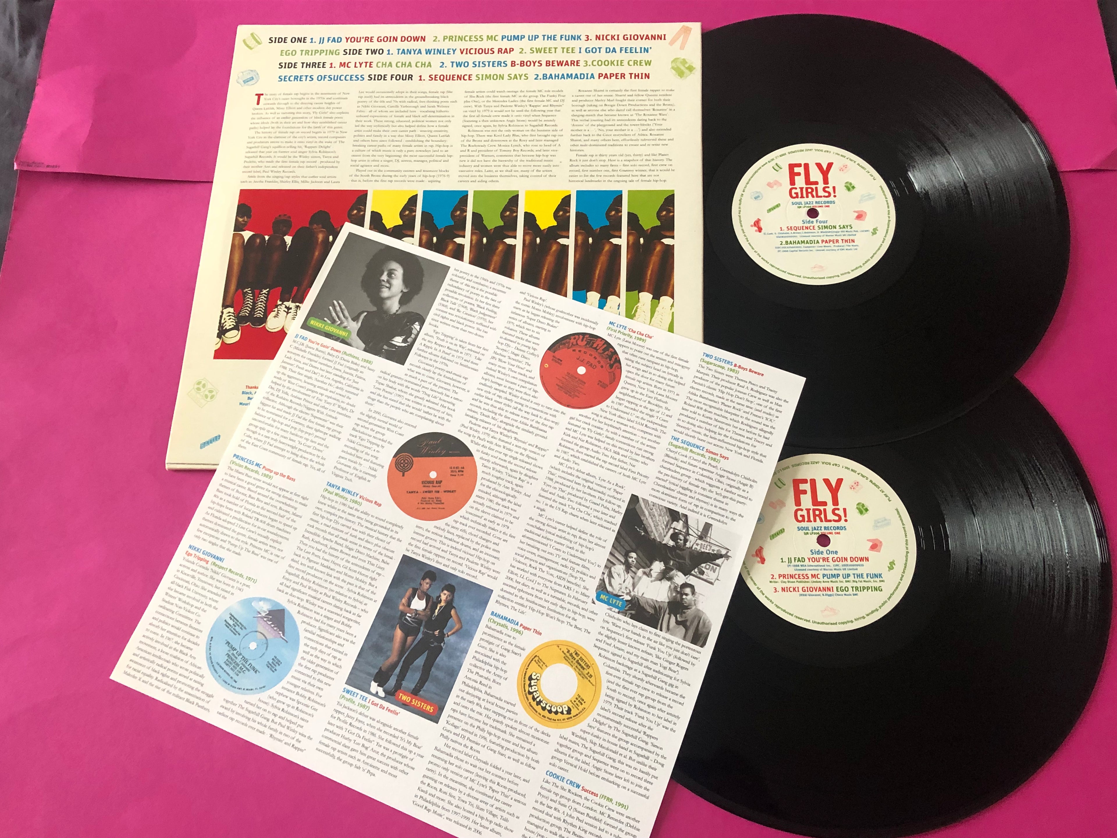 Various : Fly Girls! (B-Boys Beware: Revenge Of The Super Female Rappers!) (Volume 1) (2x12", Comp)