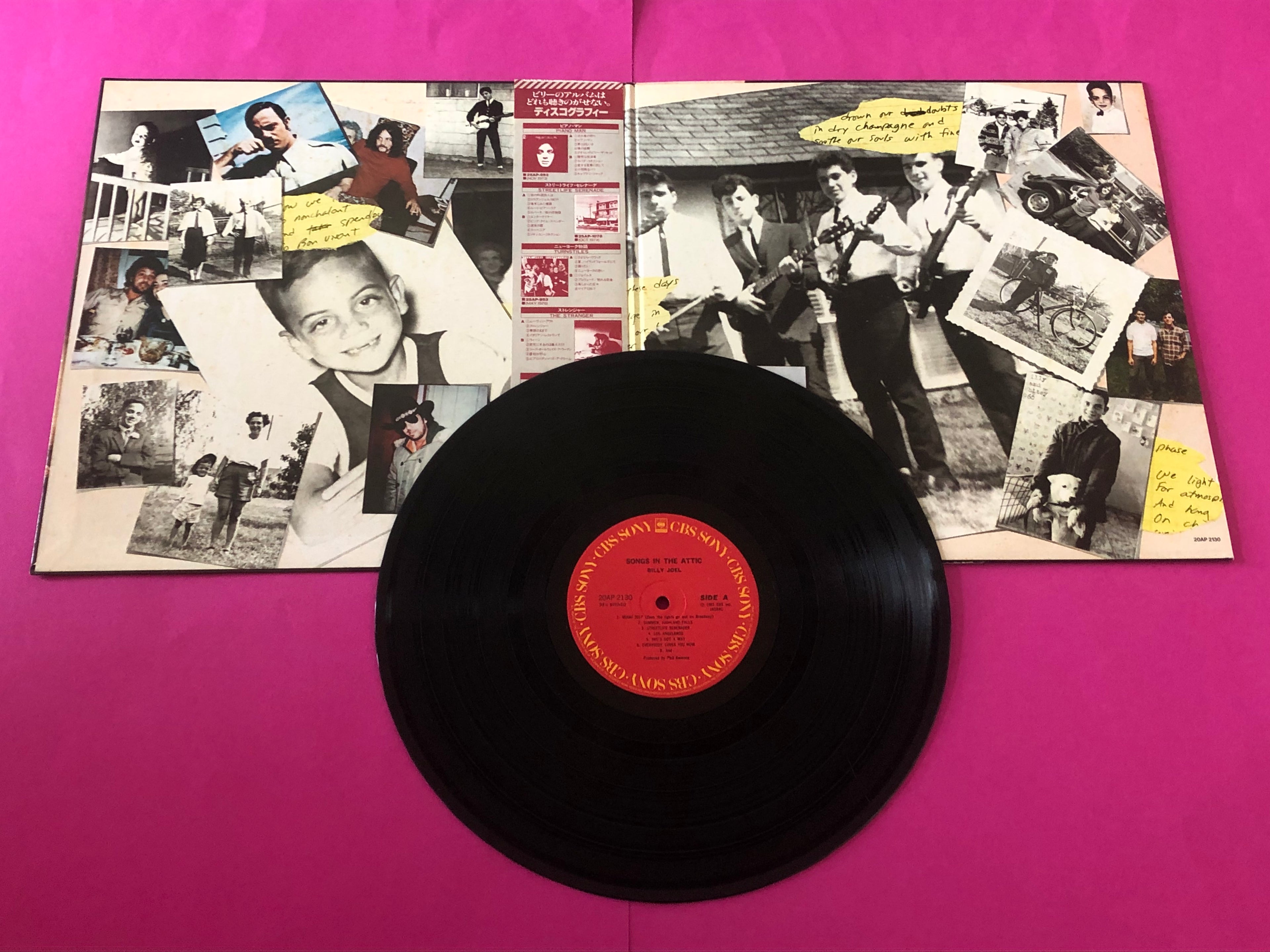 Billy Joel : Songs In The Attic (LP,Album)