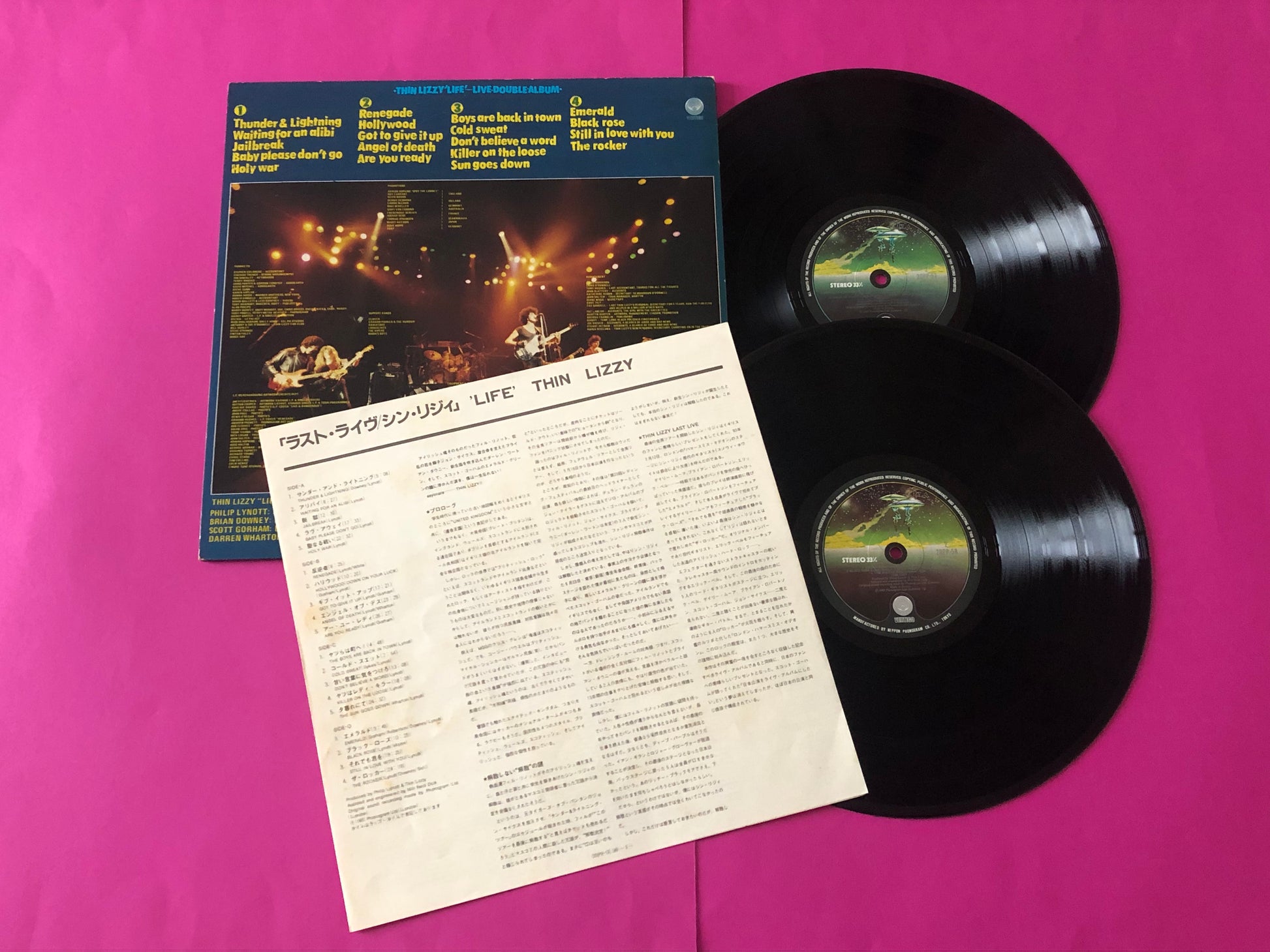 Thin Lizzy : Life Live (2xLP, Album)