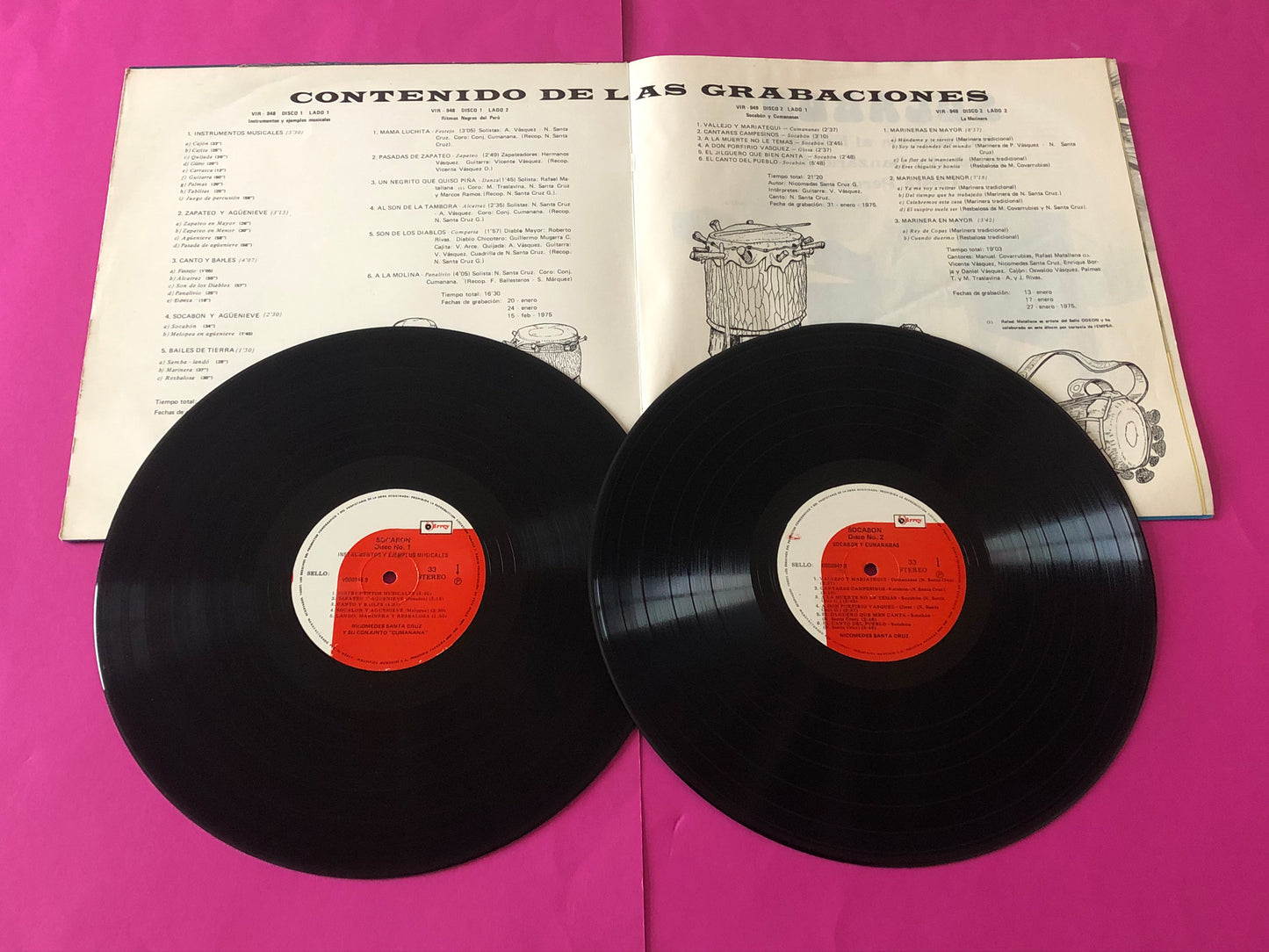 Nicomedes Santa Cruz : Socabon (LP,Album)