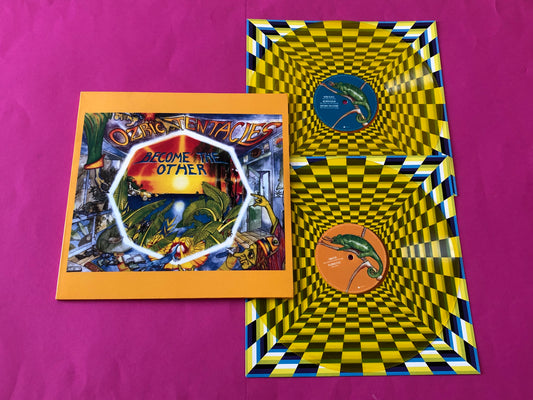 Ozric Tentacles : Become The Other (LP, Album, RE, RM, Yel + LP, S/Sided, Album, Etch,)