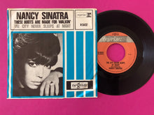 画像をギャラリービューアに読み込む, Nancy Sinatra : These Boots Are Made For Walkin&#39; / The City Never Sleeps At Night (7&quot;,45 RPM,Single)
