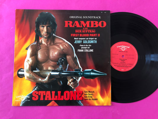 Jerry Goldsmith : Rambo: 2. Teil - Der Auftrag (Original Filmmusik) = Rambo: First Blood Part II (Original Soundtrack) (LP,Album,Stereo)