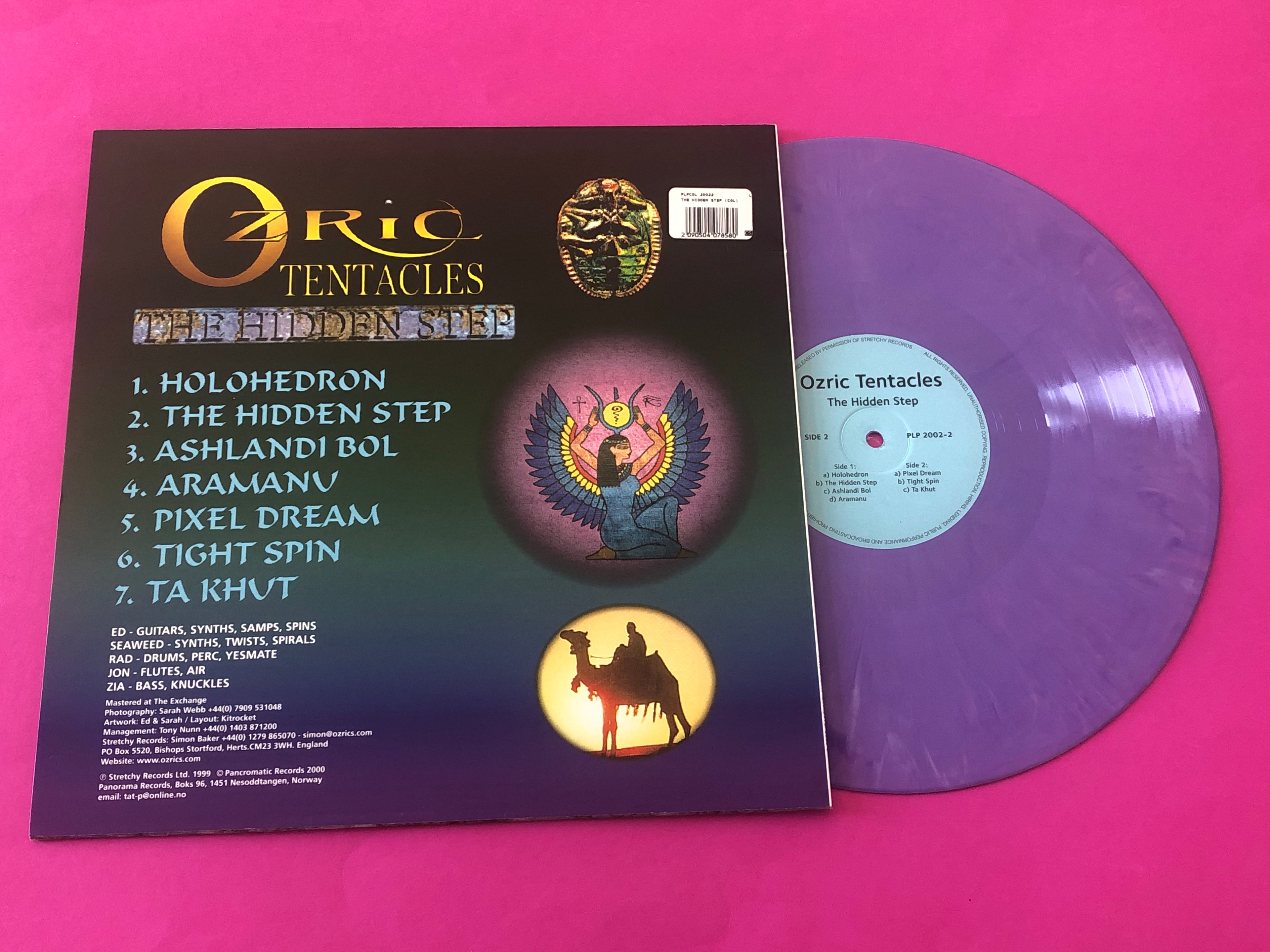 Ozric Tentacles : The Hidden Step (LP, Album, Ltd, RE, Pur)