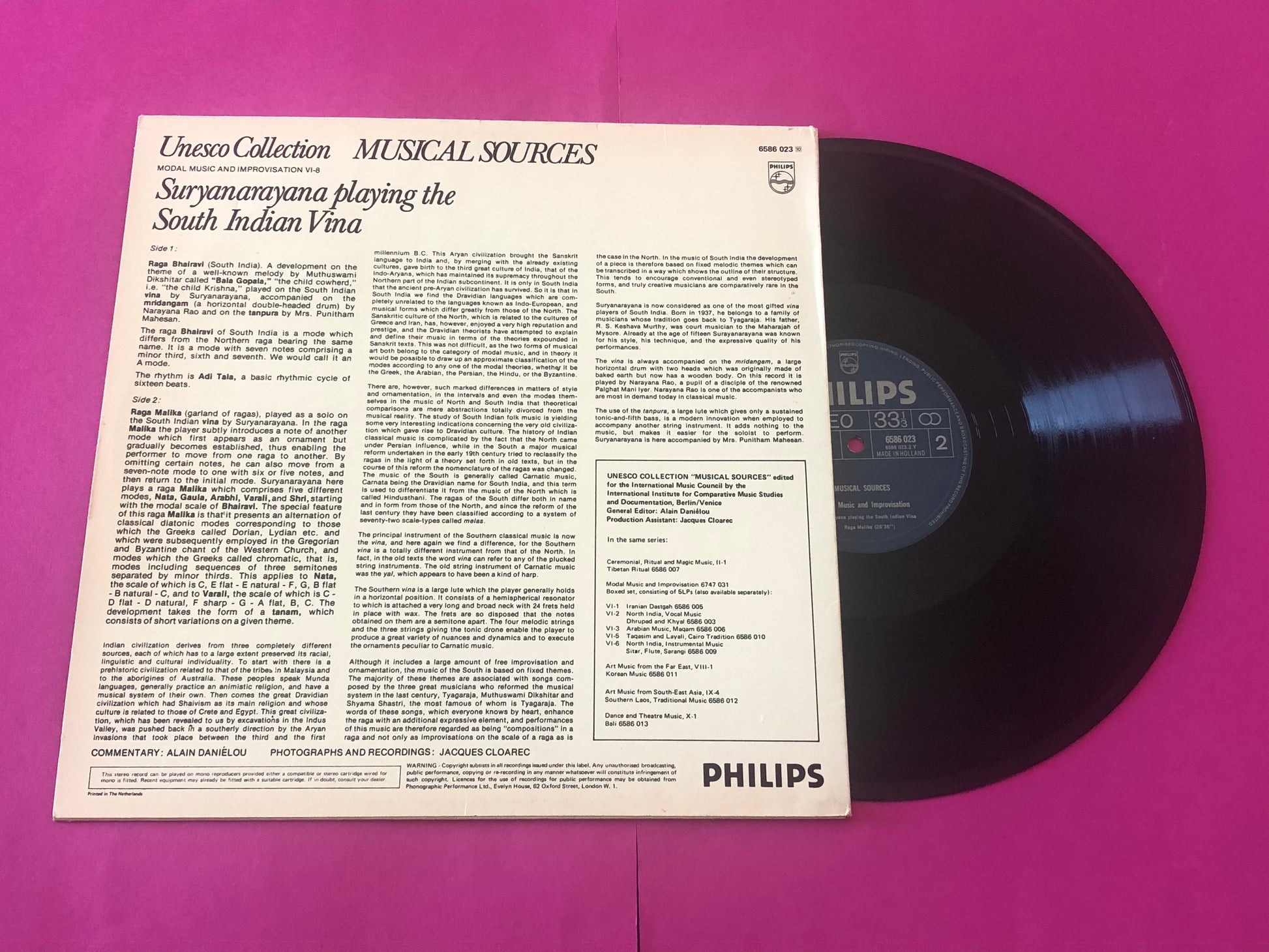 R. K. Suryanarayana : Suryanarayana Playing The South Indian Vina (LP,Album)