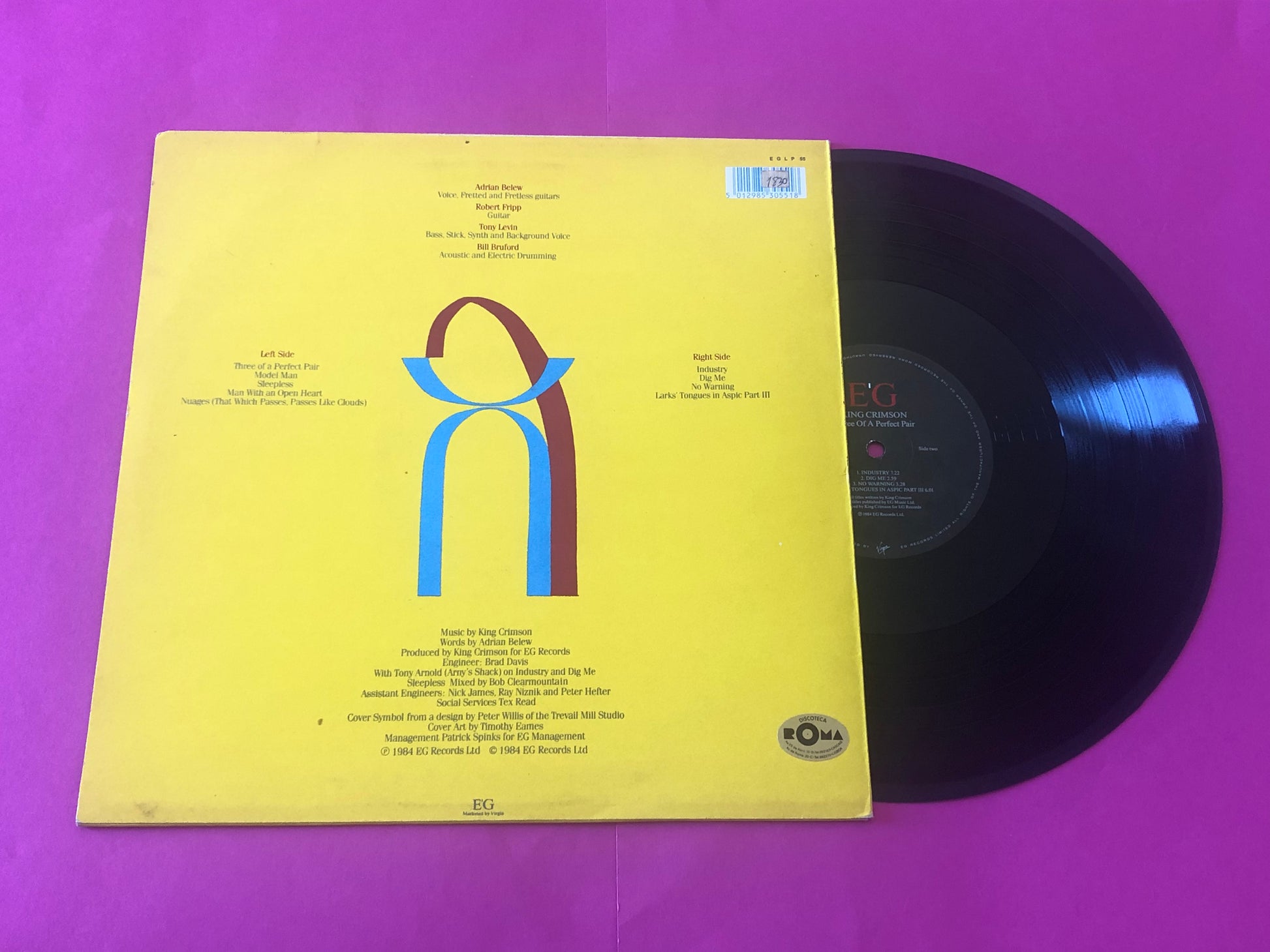 King Crimson : Three Of A Perfect Pair (LP,Album)