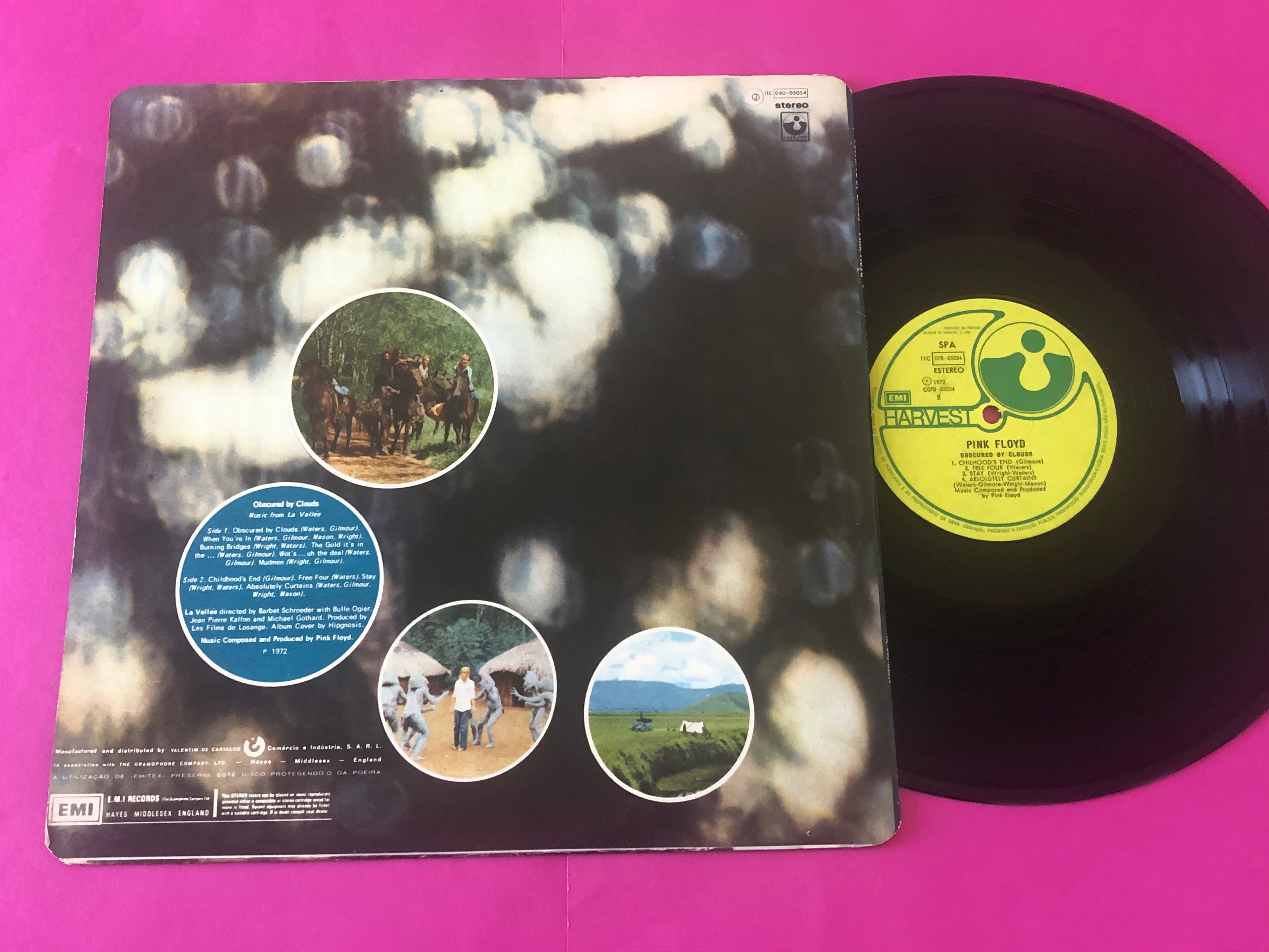 Pink Floyd : Obscured By Clouds (LP,Album,Reissue)