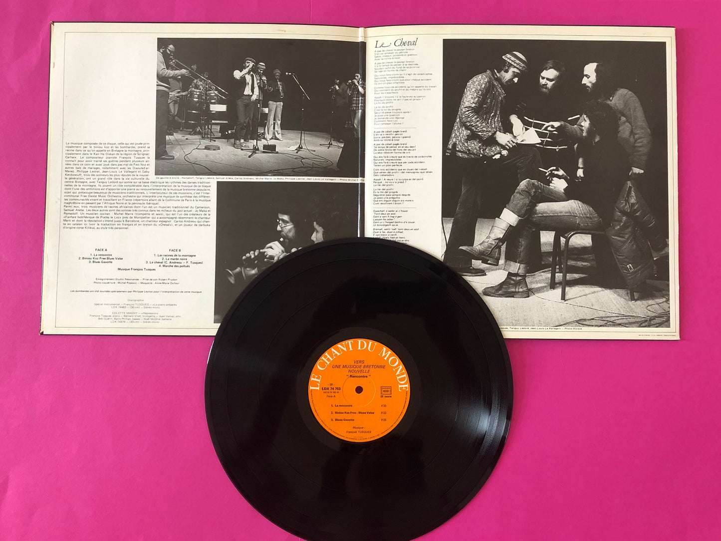 François Tusques : Après La Marée Noire - Vers Une Musique Bretonne Nouvelle (LP,Album)