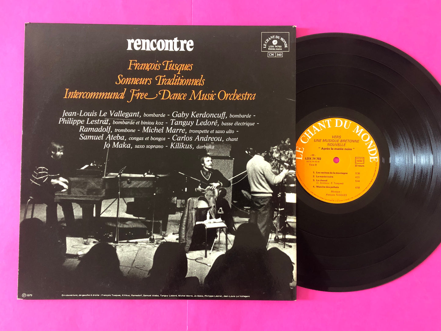 François Tusques : Après La Marée Noire - Vers Une Musique Bretonne Nouvelle (LP,Album)