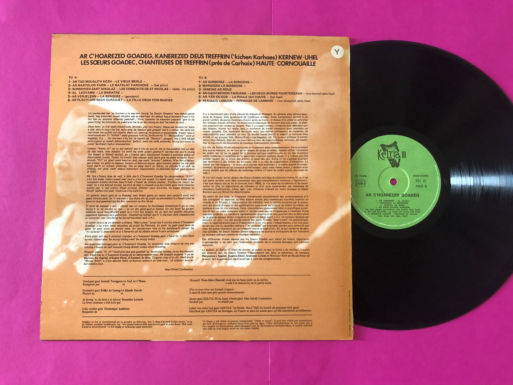 Les Sœurs Goadec : Ar C'hoarezed Goadeg (LP,Album)
