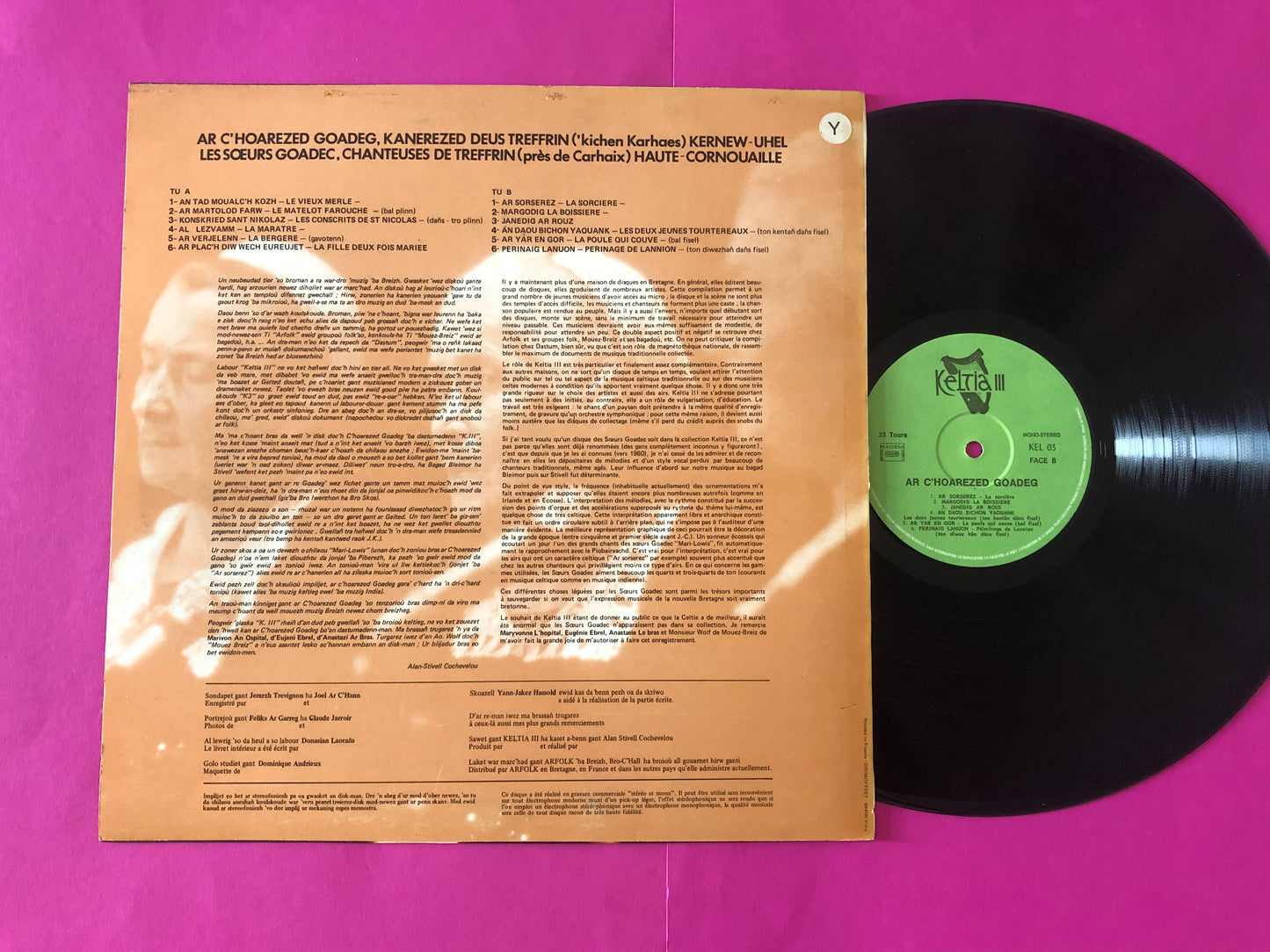 Les Sœurs Goadec : Ar C'hoarezed Goadeg (LP,Album)