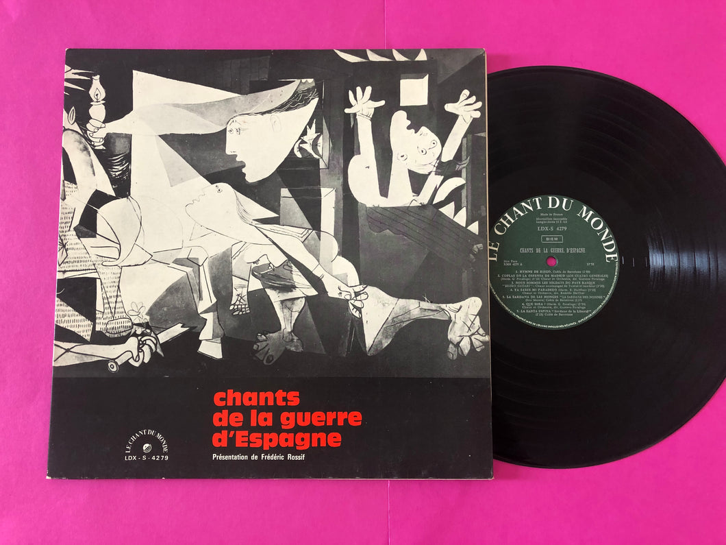 Various : Chants De La Guerre D'Espagne (LP,Compilation,Reissue)