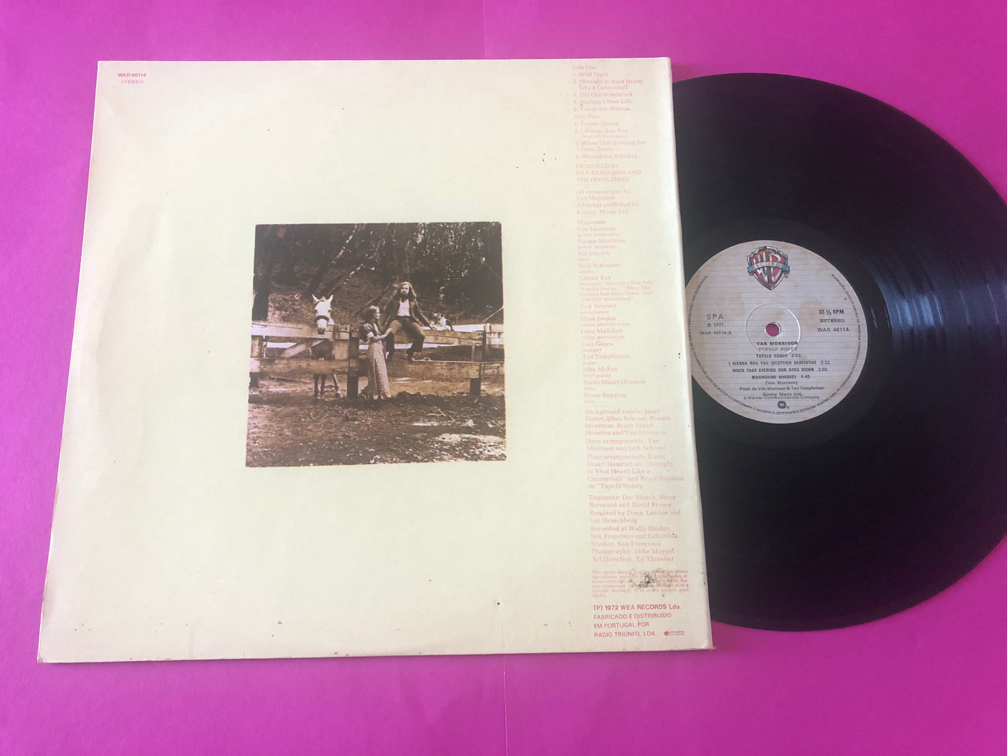Van Morrison : Tupelo Honey (LP,Album,Reissue,Stereo)