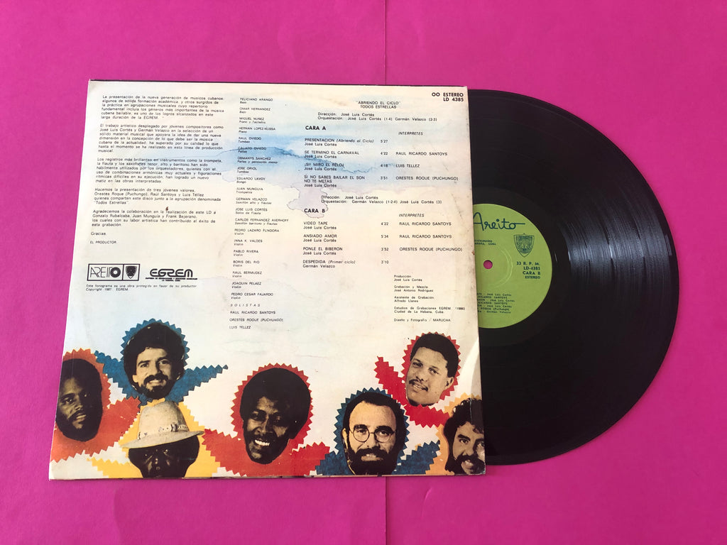 Todos Estrellas : Abriendo El Ciclo (LP,Album,Compilation,Stereo)