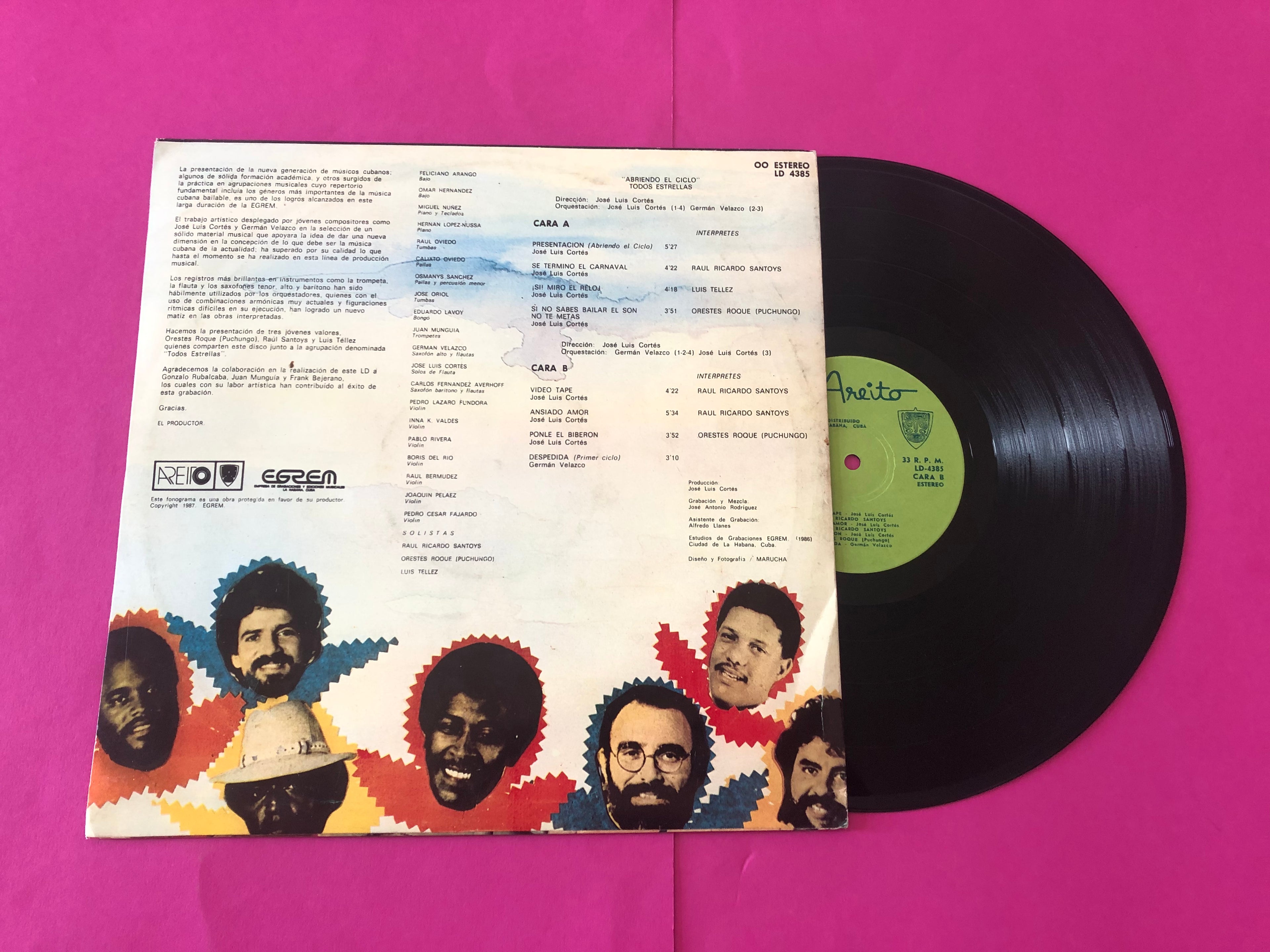 Todos Estrellas : Abriendo El Ciclo (LP,Album,Compilation,Stereo)
